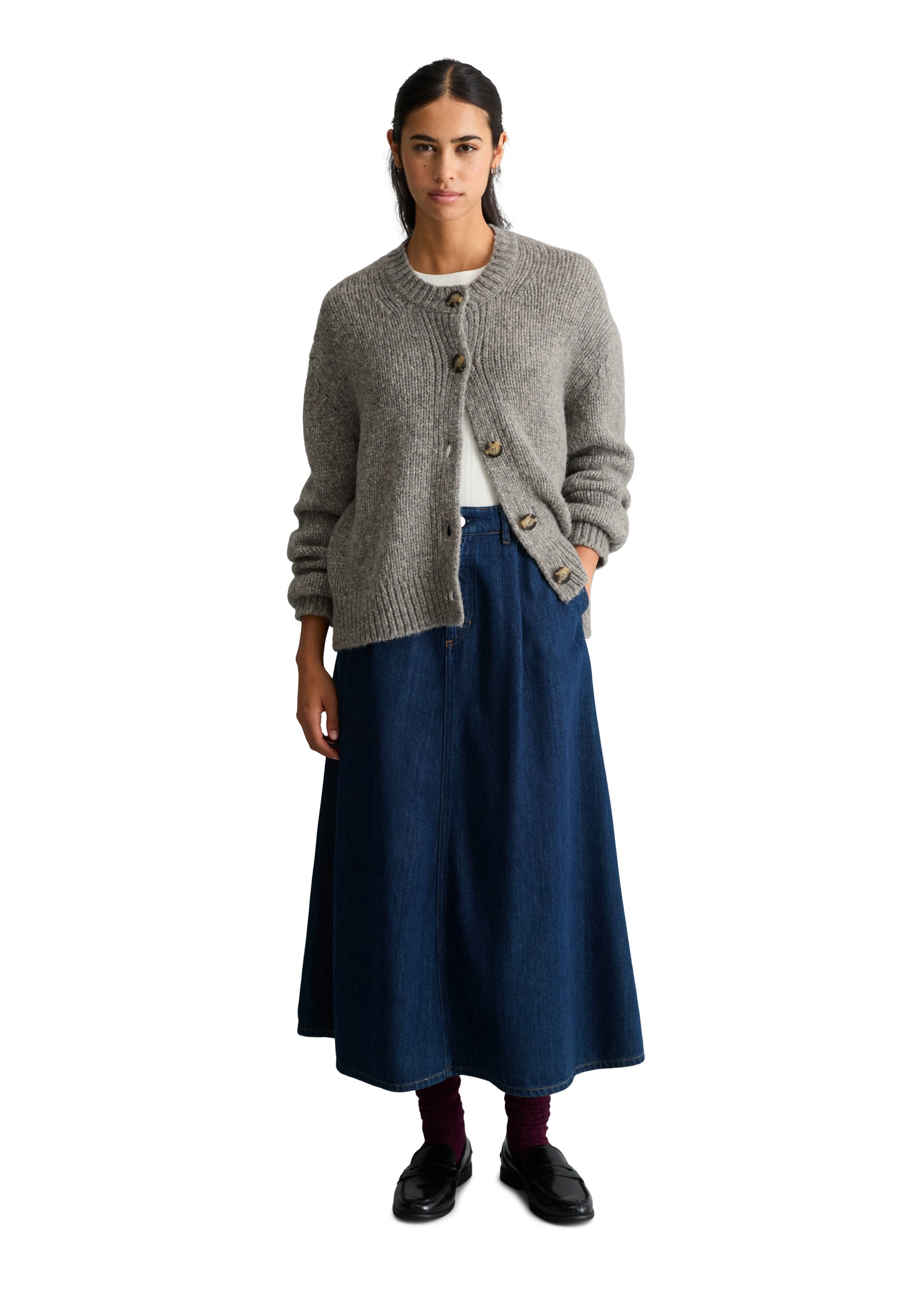 Marc O'Polo DENIM Cardigan »aus kuscheligem Schurwolle-Alpaka-Mix«
