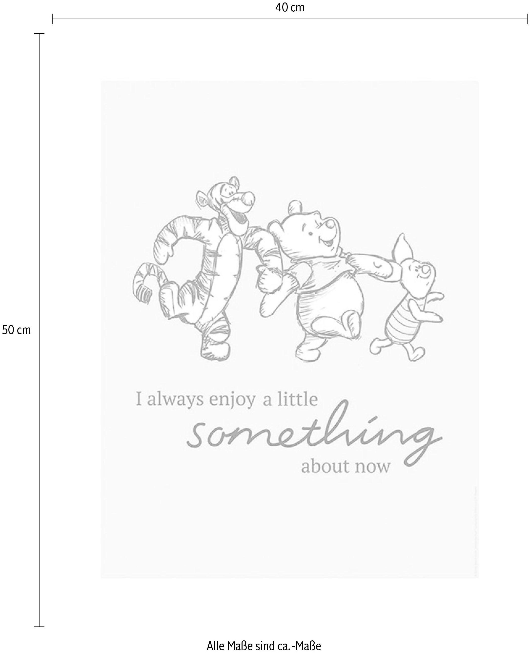 Komar Bild »Winnie the Pooh Little Something«, Disney, (1 St.), Wandbild zur Dekoration im Kinderzimmer - ohne Rahmen