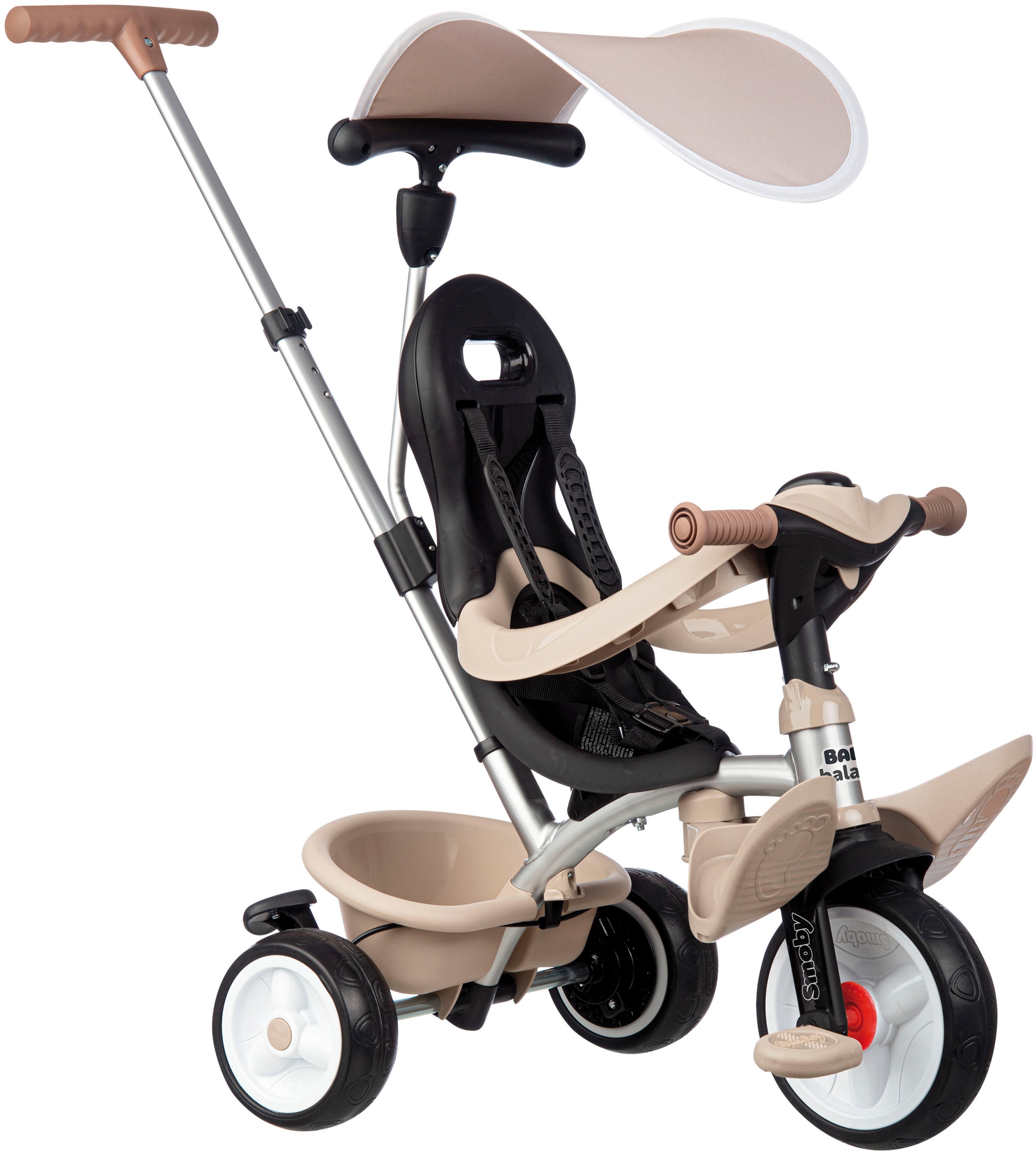 "Dreirad SMOBY ""Baby Balade, Beige"", beige, Dreiräder, Kinder, Kunststoff, Metall, Made in Europe"