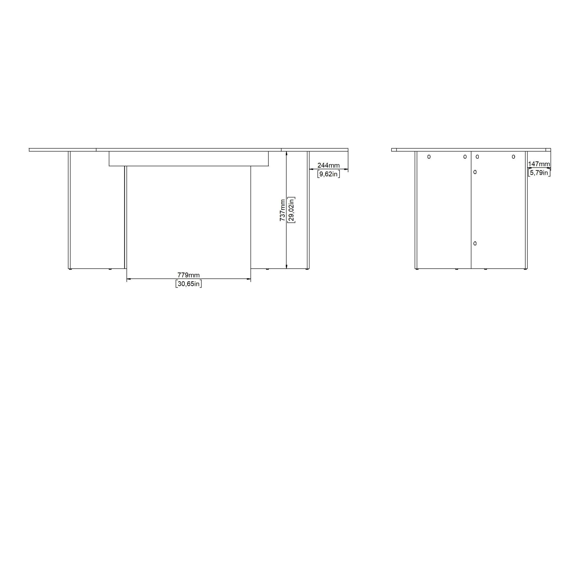 Home affaire Esstisch »FAMILY, Speisetisch, Tisch, oval« Pflegeleichte Oberfläche in zeitlosem Design