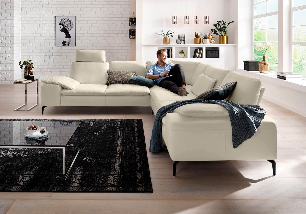 W.SCHILLIG Ecksofa "valentinoo, Designsofa, elegant und bequem, L-Form" mit günstig online kaufen