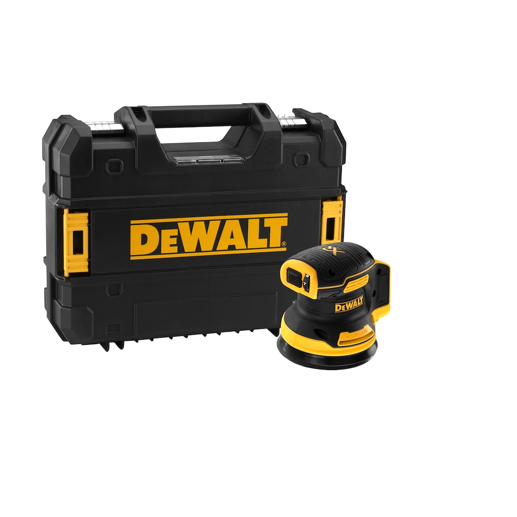 DeWalt Akku-Exzenterschleifer »DCW210NT-XJ Akku-Exzenterschleifer (bürstenlos) 18V, 125 mm«, 8.000/12.000 min-1, T STAK-Box II, Basisversion (one Akku & Netzteil)