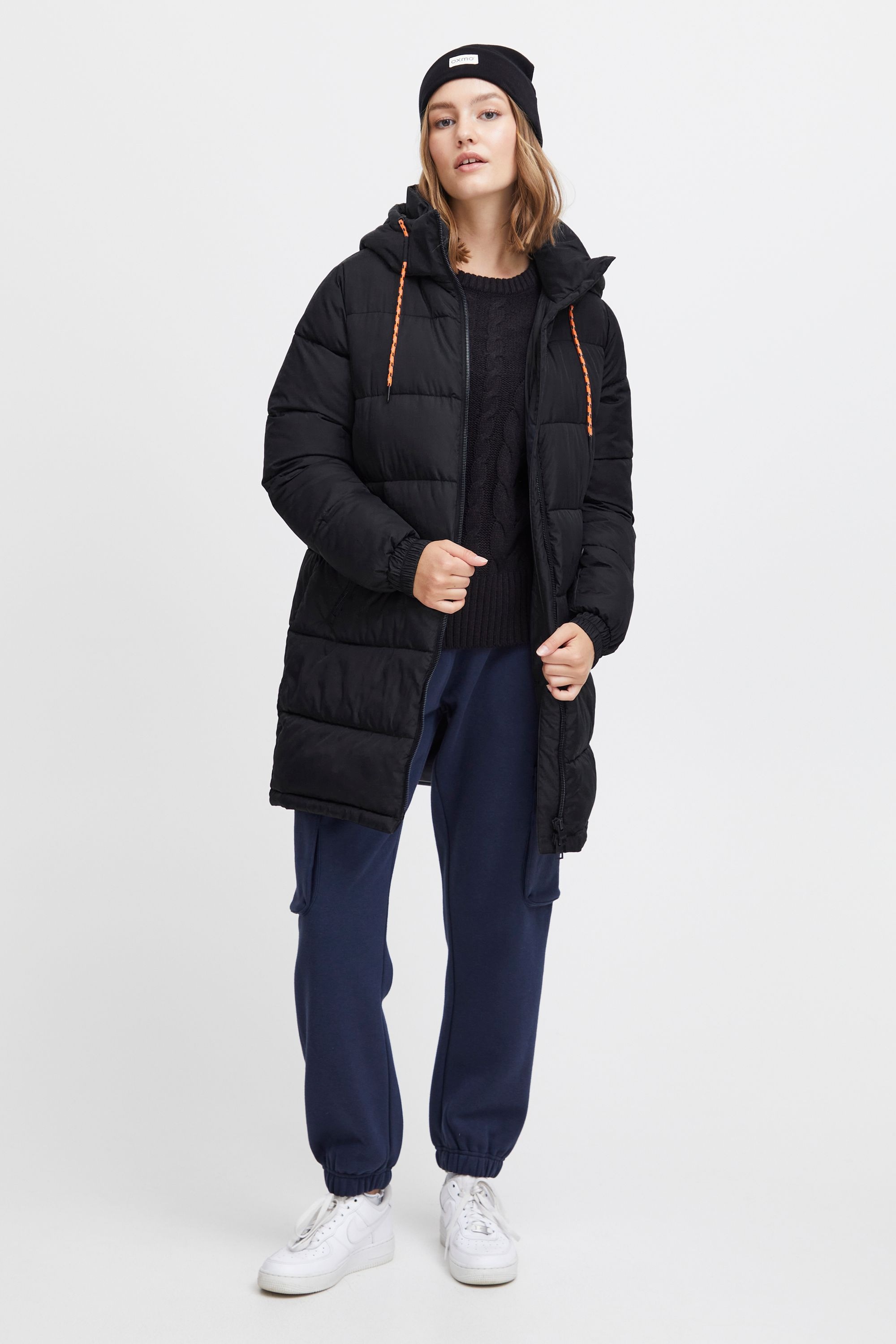 OXMO OXJody Quilted Coat Women's Black 38 2