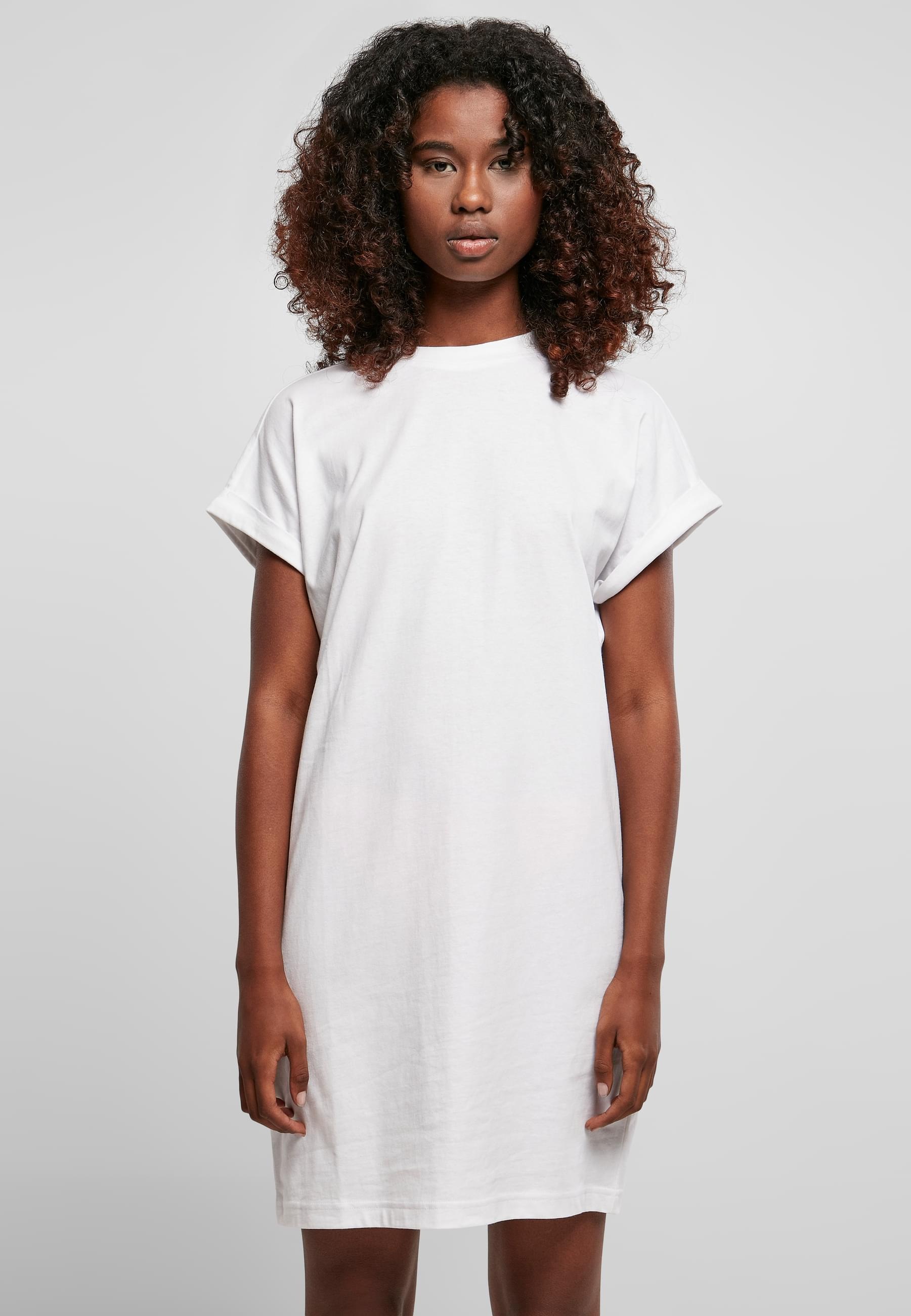 URBAN CLASSICS Shirtkleid »Urban Classics Damen Ladies Rainbow Tee Dress«, (1 tlg.)