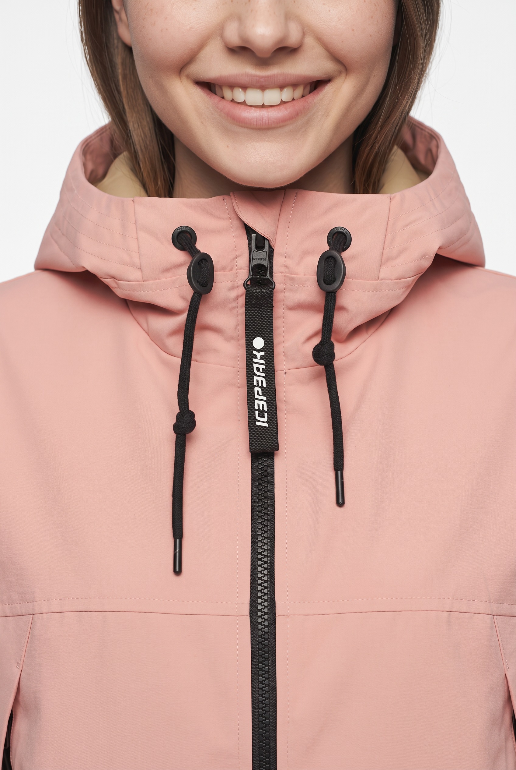 Icepeak Funktionsjacke »D FUNKTIONSJACKE AALEK« mit Kapuze mit Kapuze mit Kordelzügen, atmungsaktiv, winddicht, wasserdicht