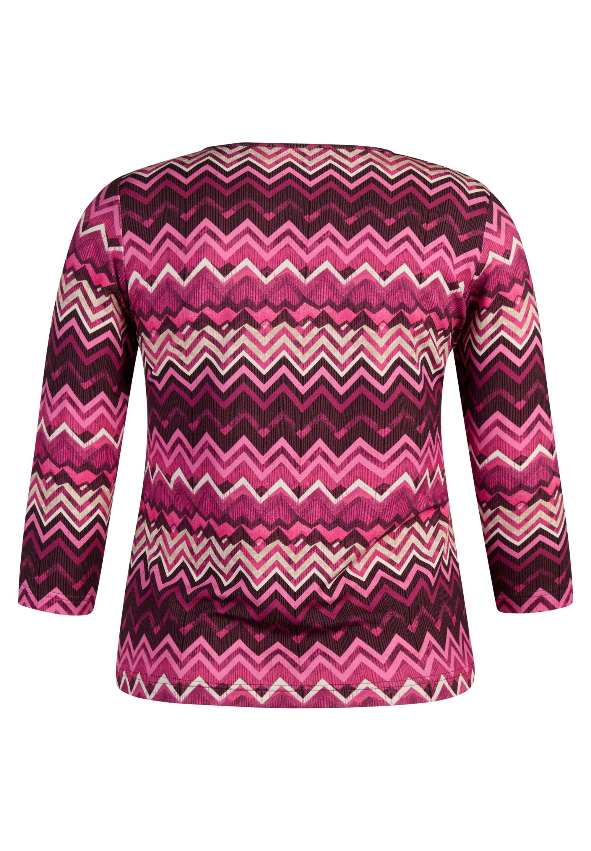 Rabe 3/4-Arm-Shirt mit grafschem Muster