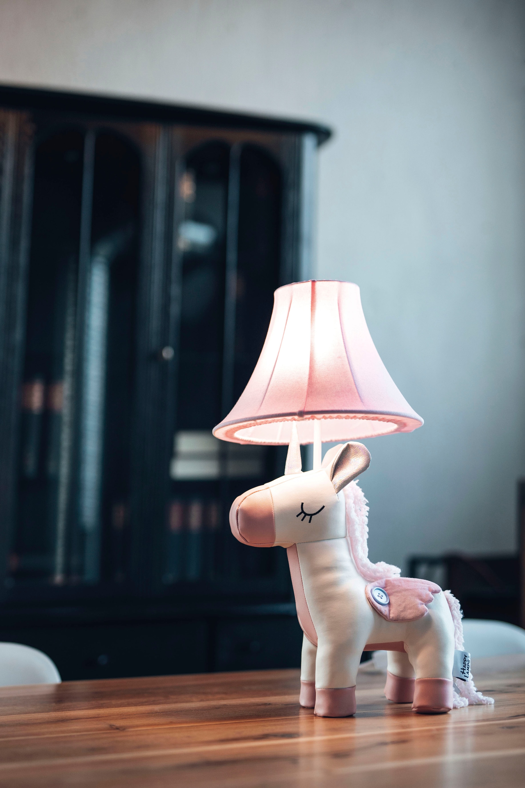 Happy Lamps for smiling eyes LED Tischleuchte »Elsa das Einhorn«, 1 flammig, Leuchtmittel GU 5,3 | LED fest integriert, Hochwertig, Einzigartig, Zertifiziert, Nachhaltig