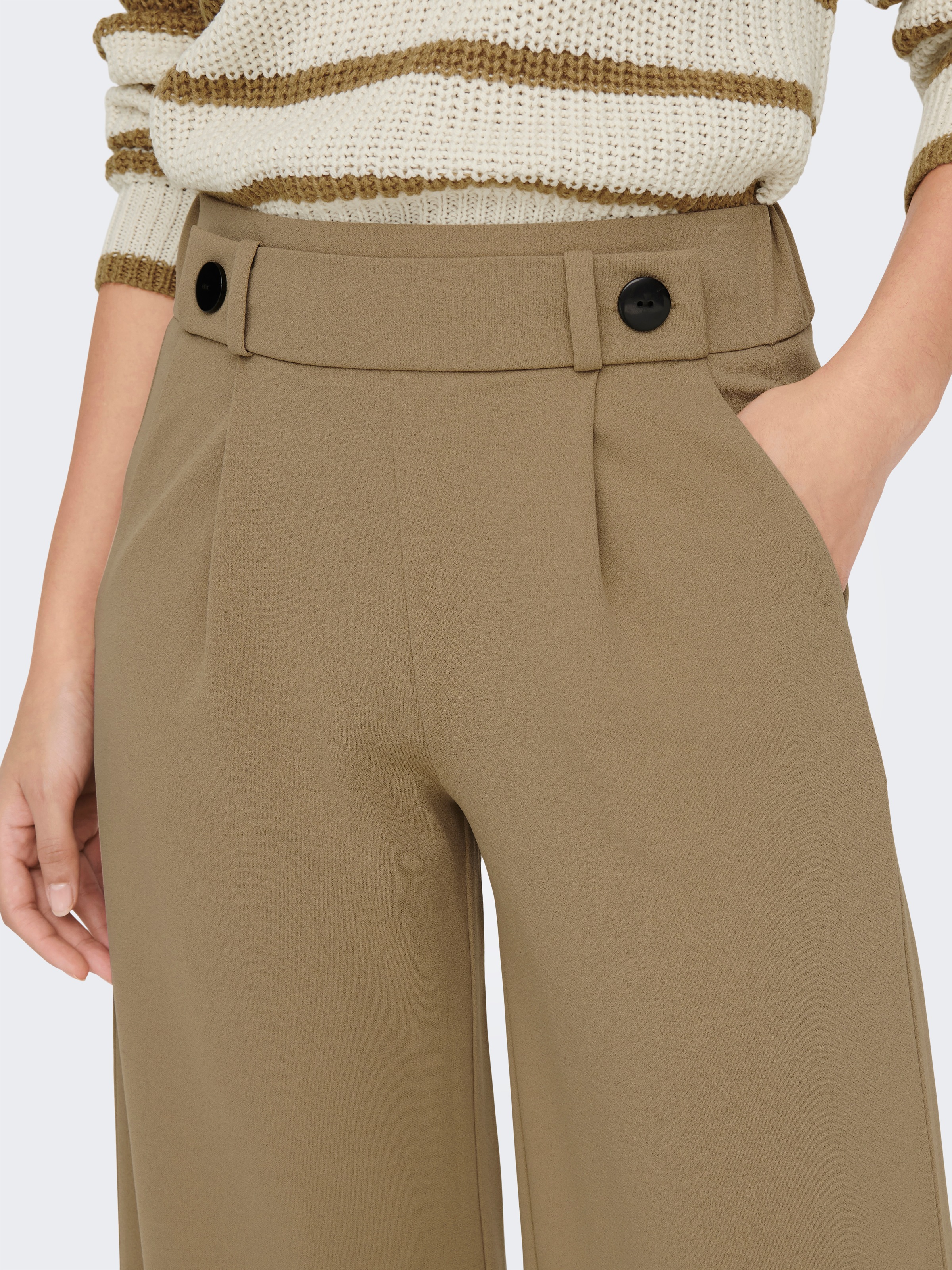 JDY Jerseyhose "JDYGEGGO NEW LONG PANT JRS NOOS", mit dekorativem Riegel vo günstig online kaufen