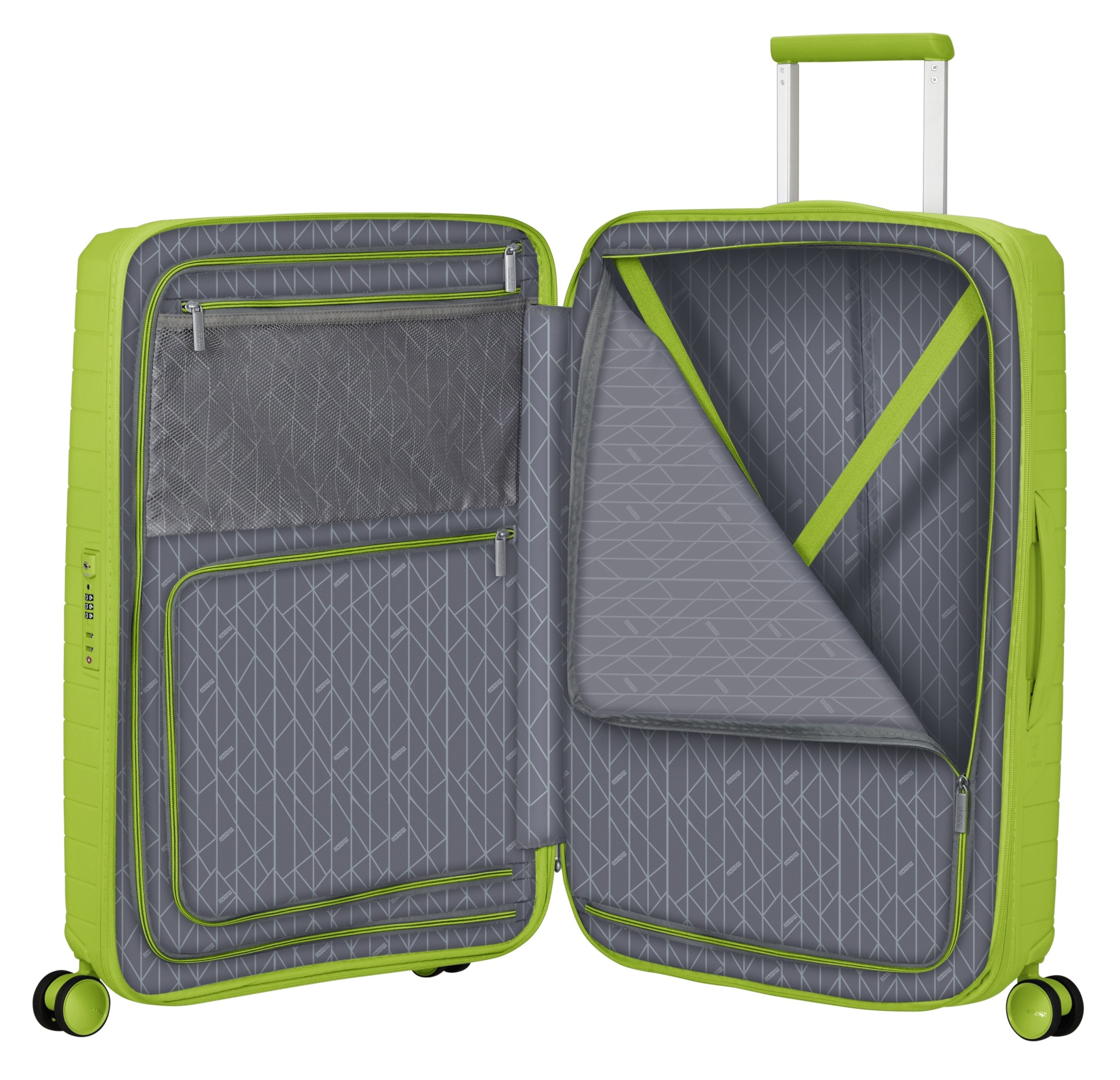 American Tourister® Hartschalen-Trolley »FASTFORWARD, verschiedene Größen und Farben«, 4 Rollen, Hartschalen-Koffer personalisierbar TSA-Schloss Volumenerweiterung