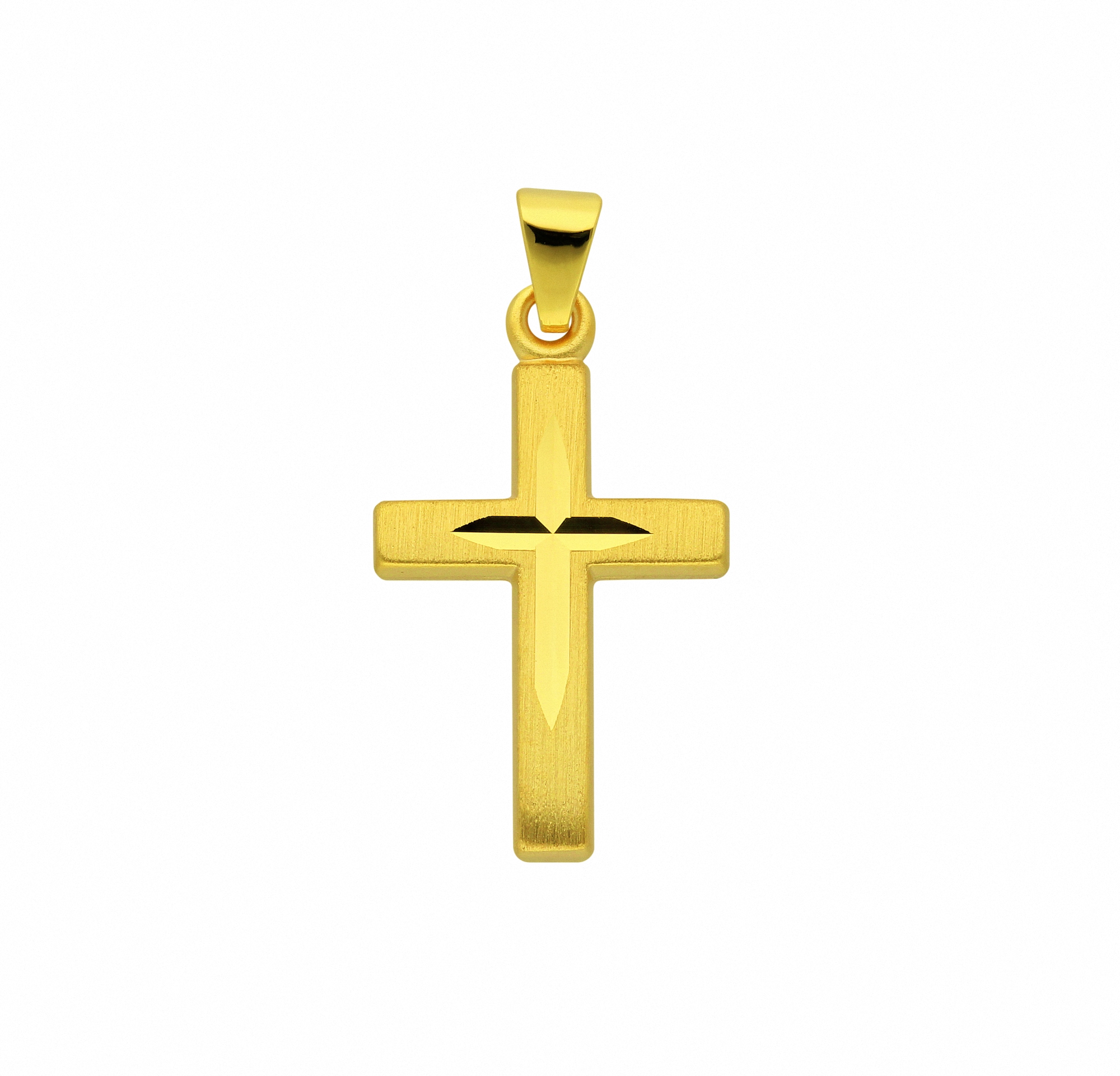 Gold mit | Schmuckset Kreuz Anhänger BAUR Set Kette »333 Halskette Anhänger«, Adelia´s - mit