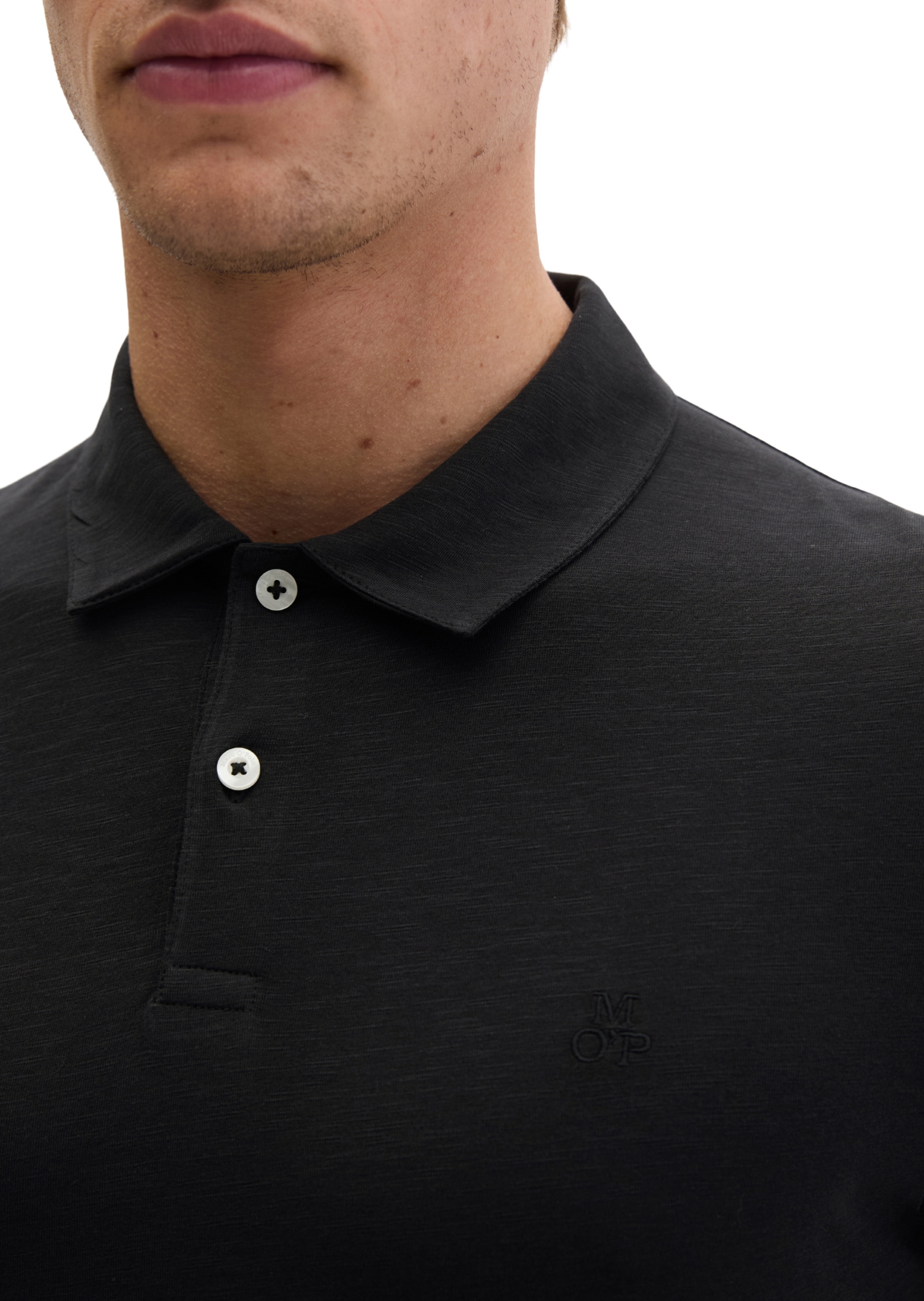 Marc O'Polo Poloshirt Jersey slim aus reiner Bio-Baumwolle