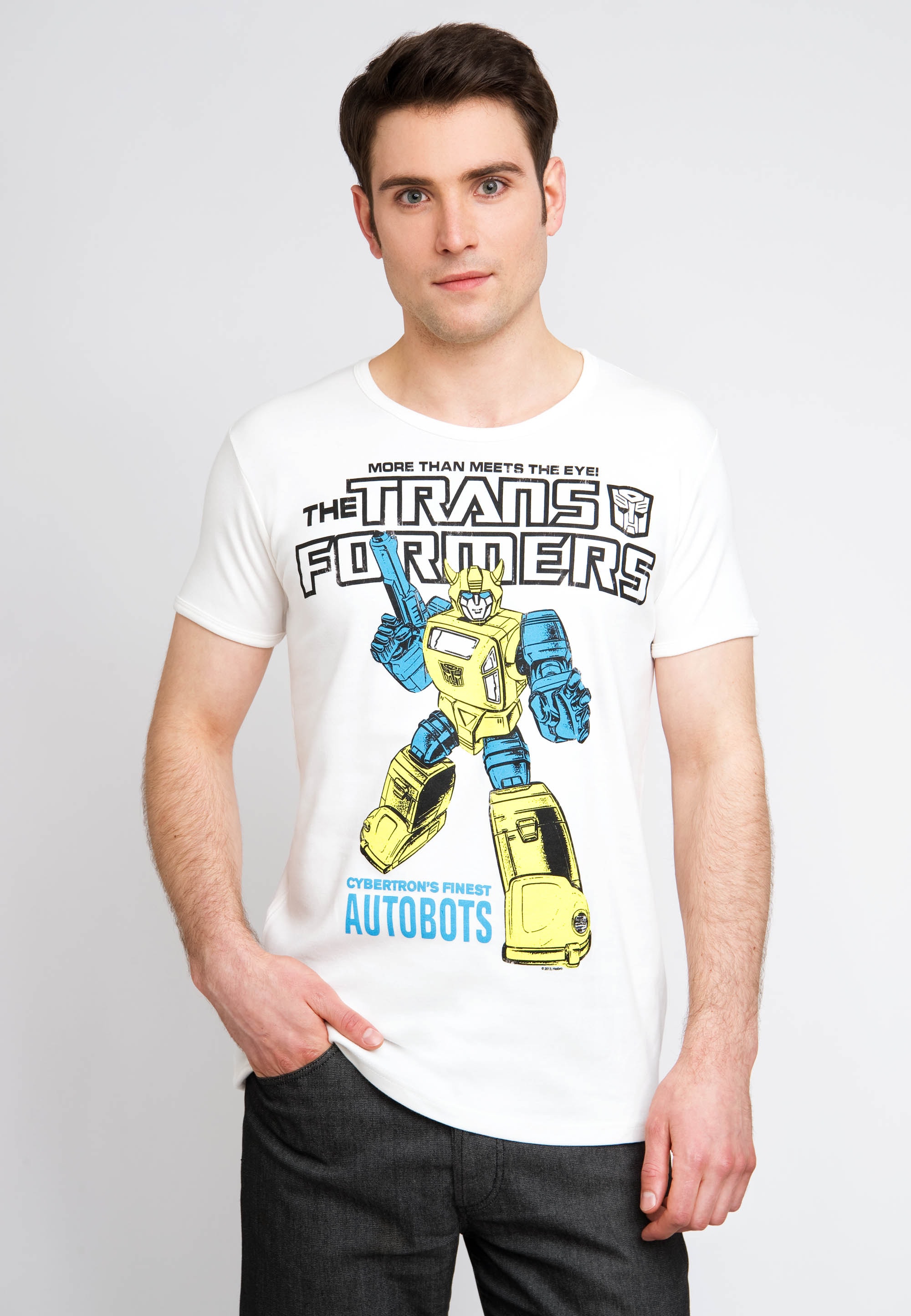 T-Shirt »Bumblebee Autobots«, mit großflächigem Frontprint