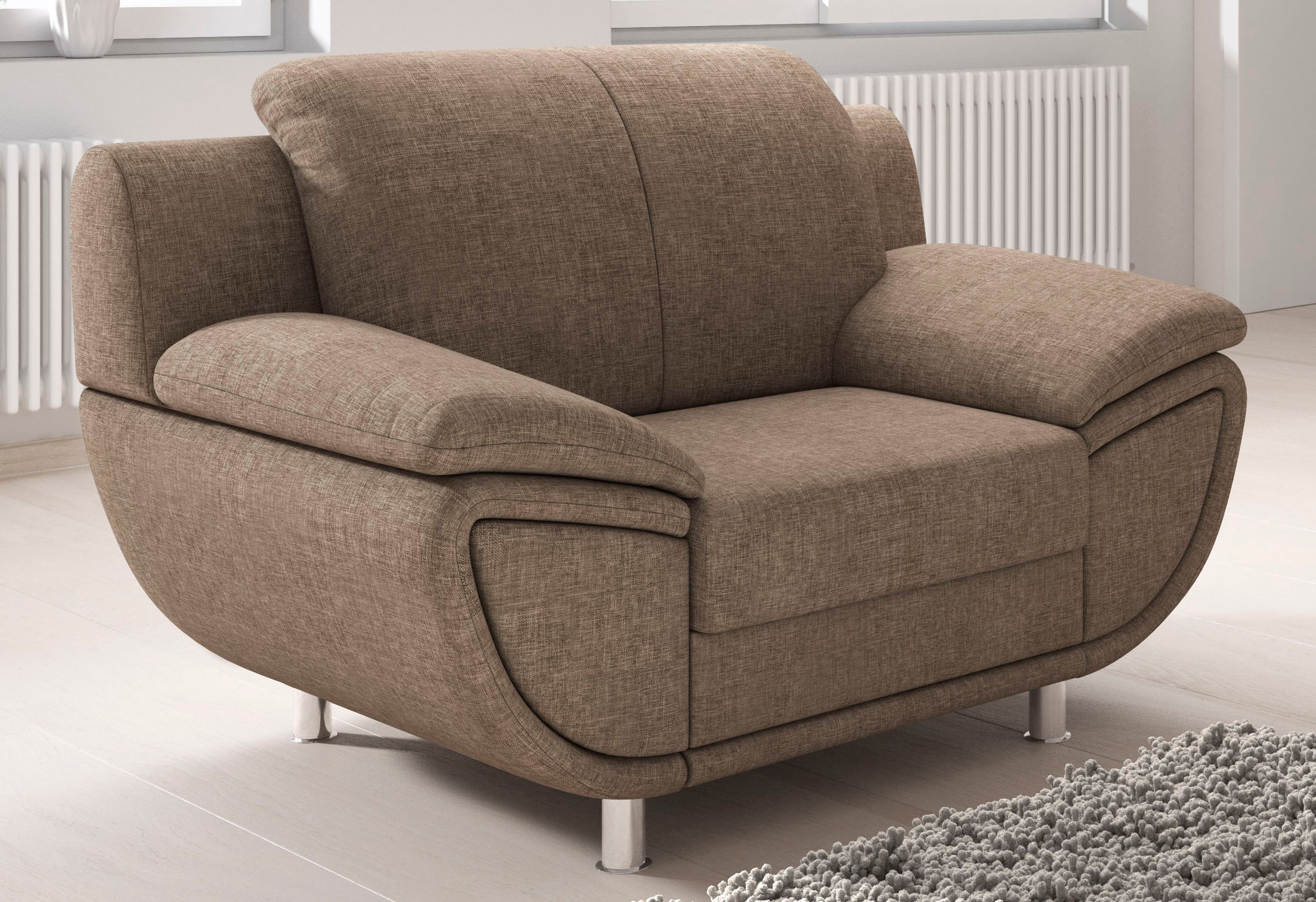 TRENDMANUFAKTUR Sessel "Rondo II, Loungesessel zeitlos und bequem", wahlwei günstig online kaufen