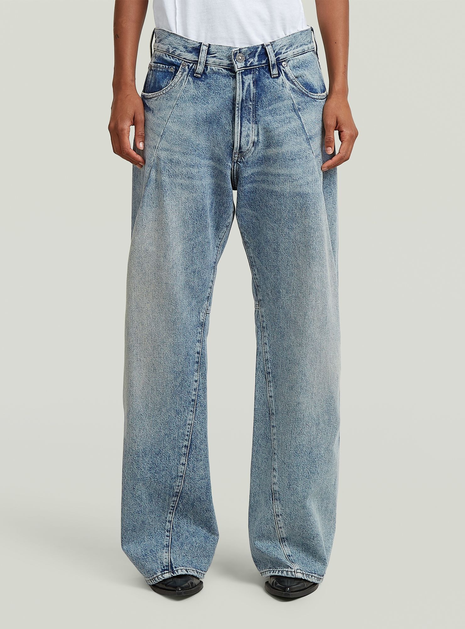 G-STAR "Contor Barrel Wide Pleat Jeans"
