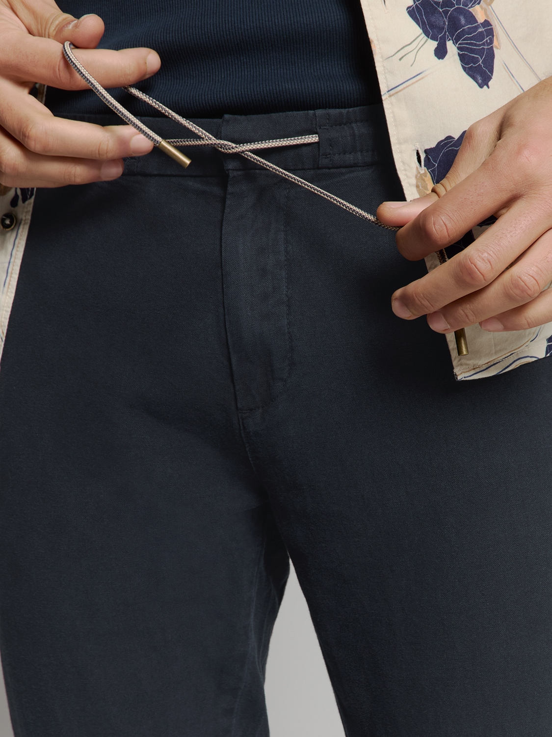 NO EXCESS Chinohose »No Excess Leinenhose«