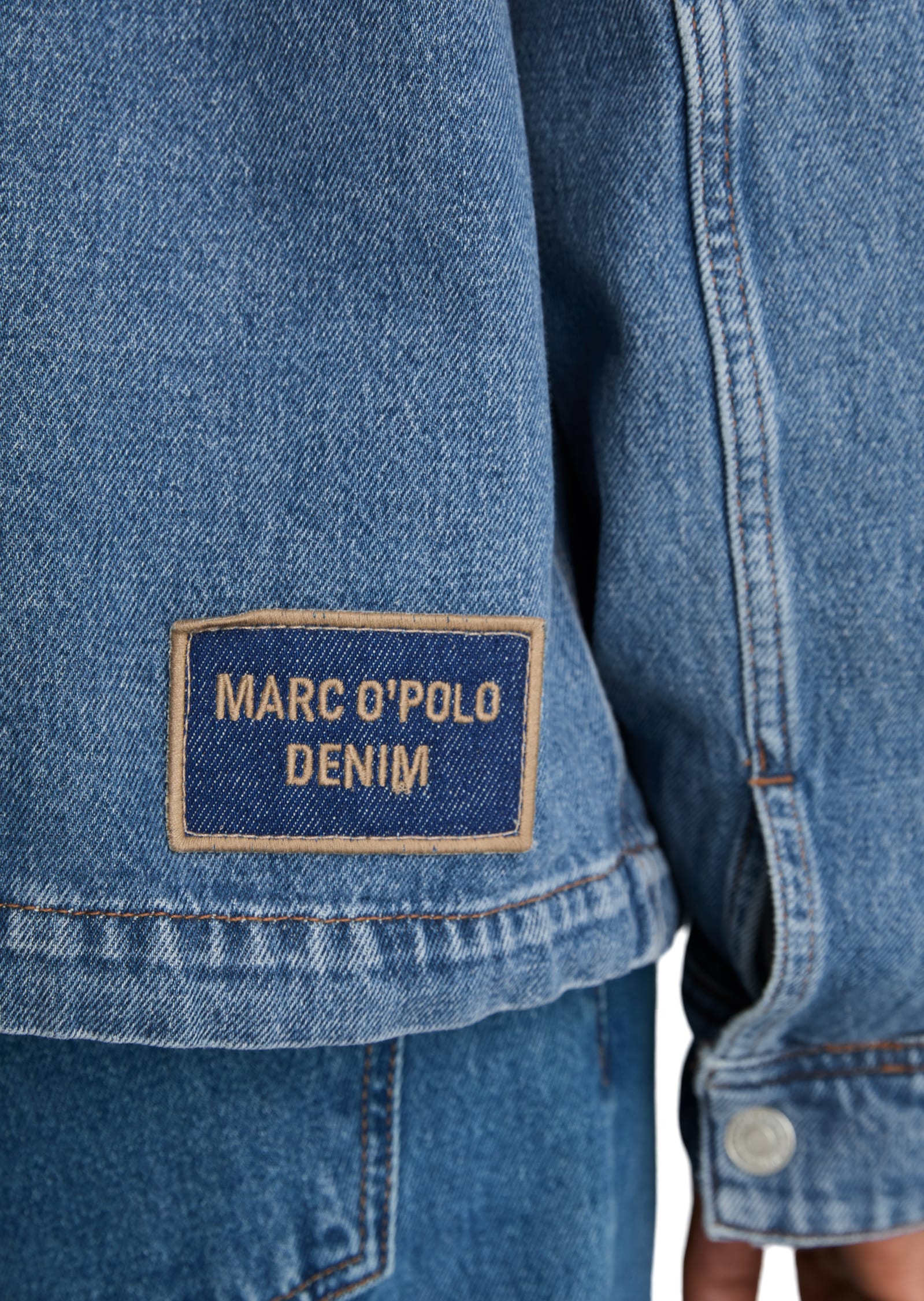 Marc O'Polo DENIM Jeansjacke »mit Ananasfasern« ohne Kapuze