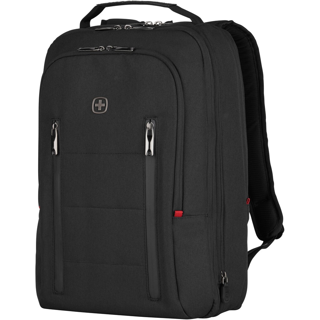 Wenger Laptoprucksack »City Traveler, schwarz«, für Laptops bis 16 Zoll