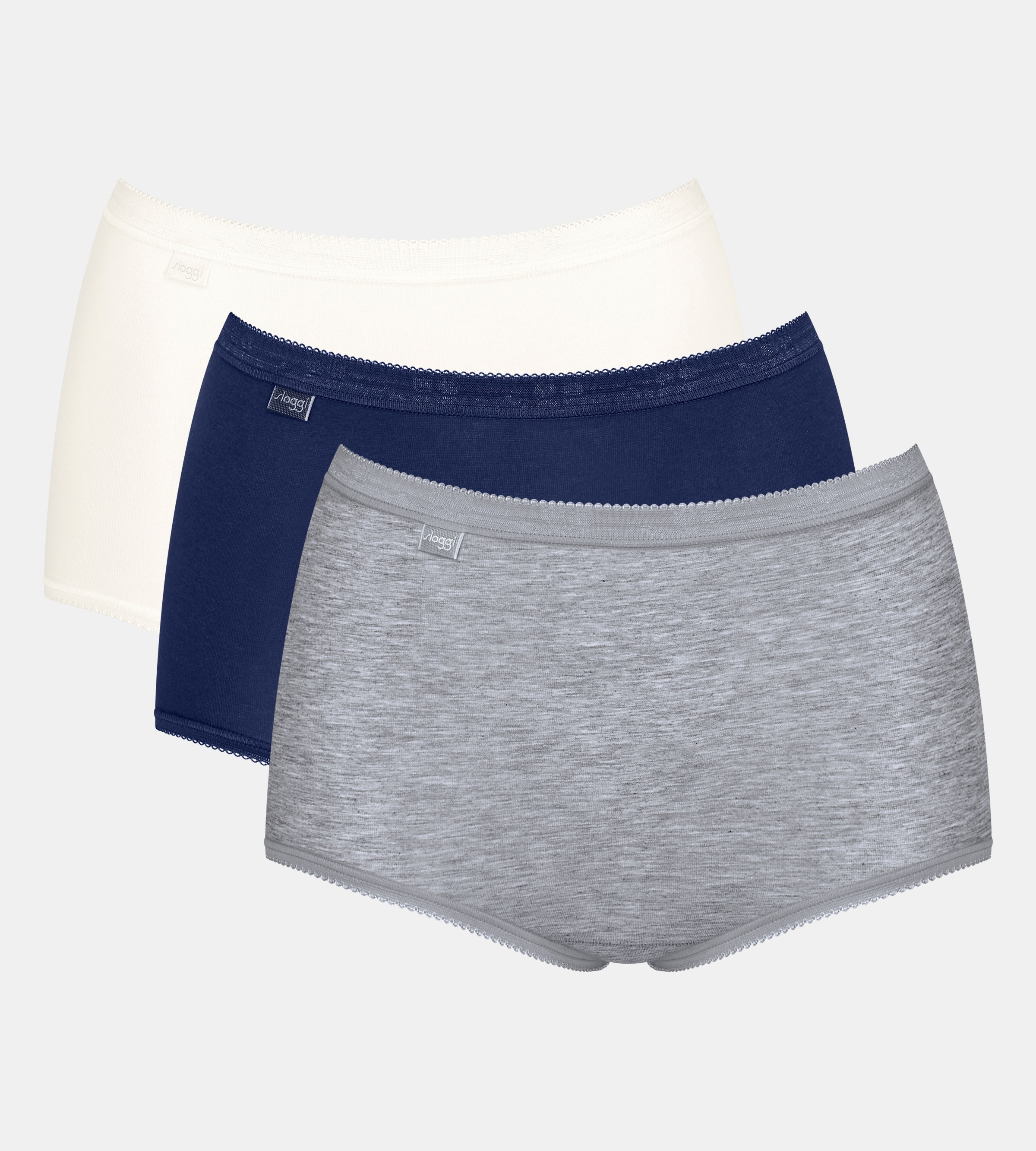 sloggi Maxislip "Basic+", (3er Pack), Baumwollmischung, weiche Nähte, Singl günstig online kaufen