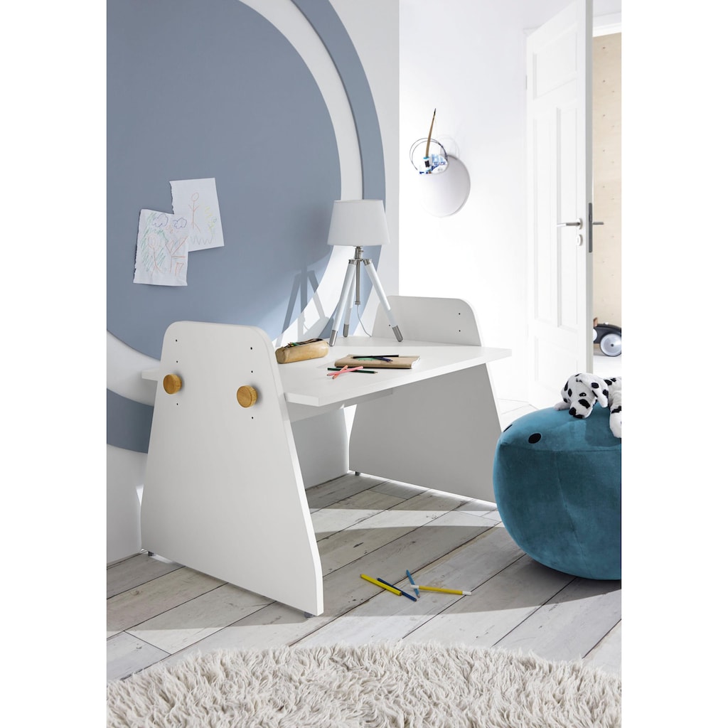 now! by hülsta Kinderschreibtisch »now! minimo«, mit höhenverstellbarer Tischplatte, Home Office für Kids optimal gestaltet
