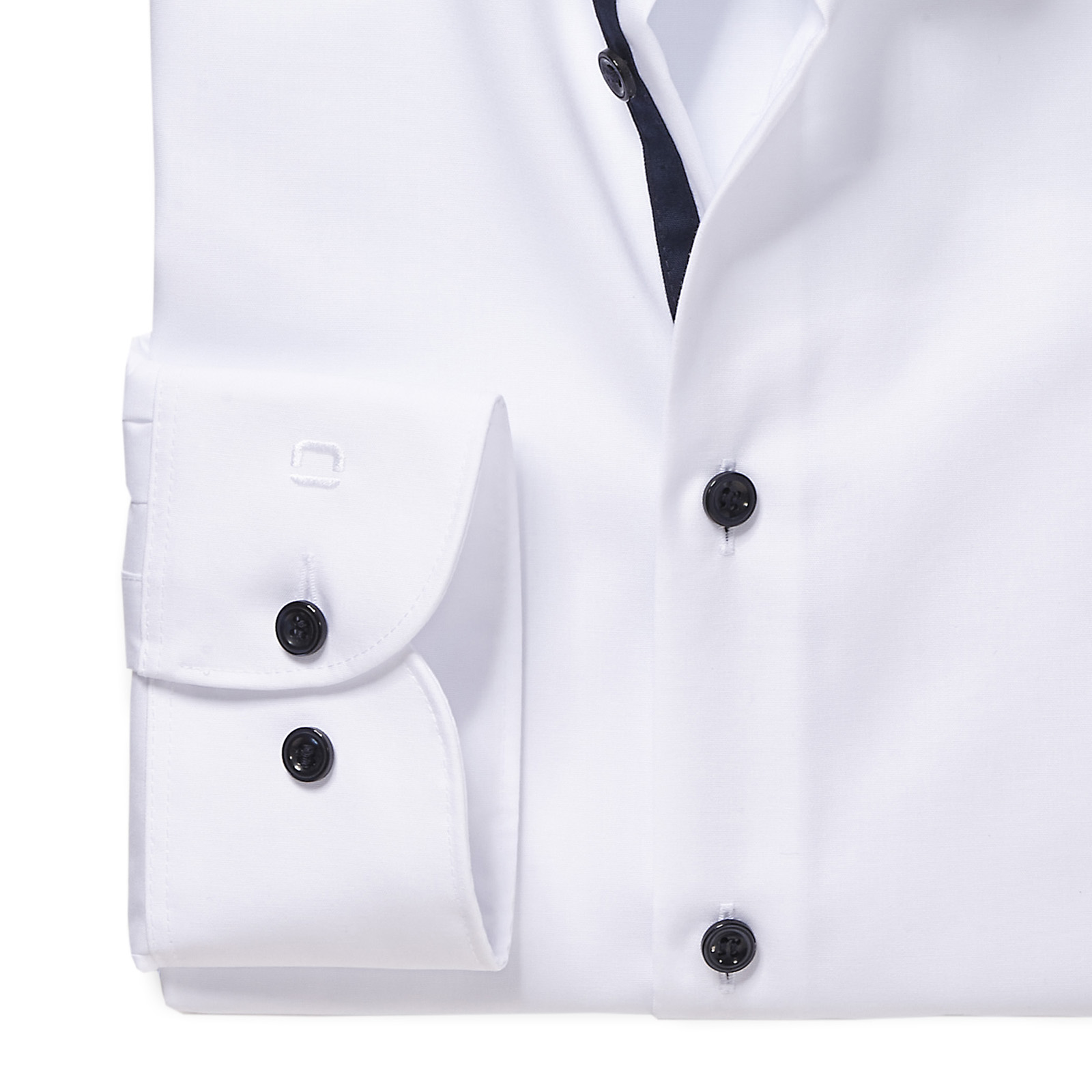 Thumbnail - OLYMP Businesshemd "Level 5 Body Fit" mit kontrastfarbigen Knöpfen und Details