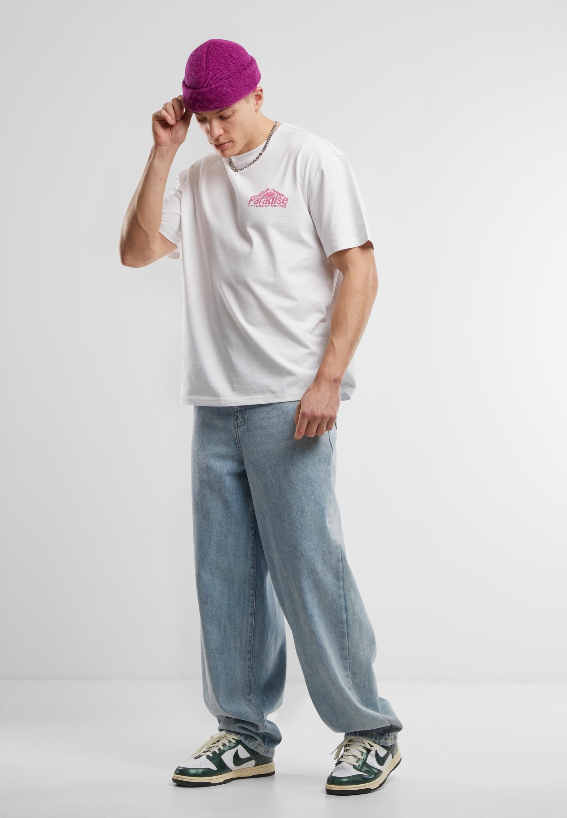MisterTee T-Shirt »MisterTee Paradise Land Oversize Tee«, (1 tlg.)