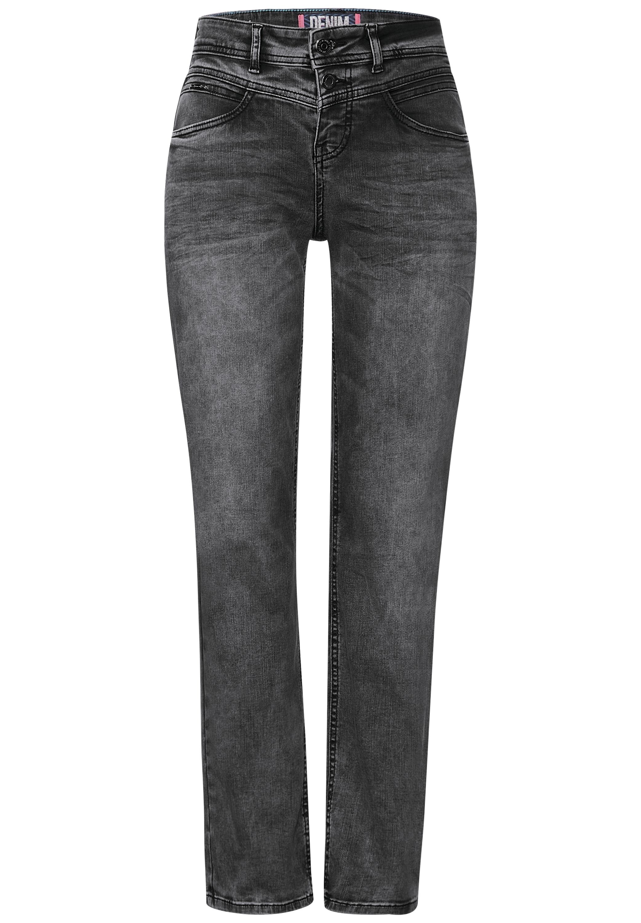 STREET ONE Comfort-fit-Jeans, High Waist