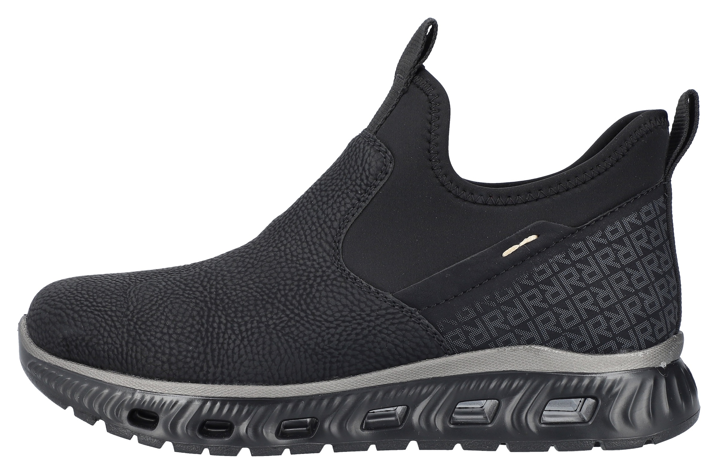 RIEKER Sport Schlupfboots, High-Top-Sneaker, Schlupfboots mit elastischem Schaft