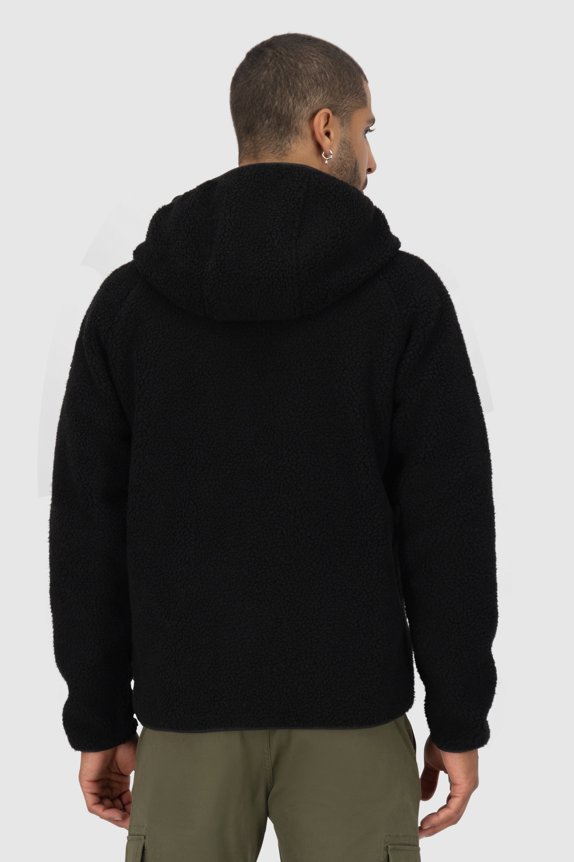 Alife & Kickin Kapuzensweatjacke »Herren HaraldAK G«, Weiche, warme Teddy Jacke mit großer Kapuze und Fleece-Innenfutter