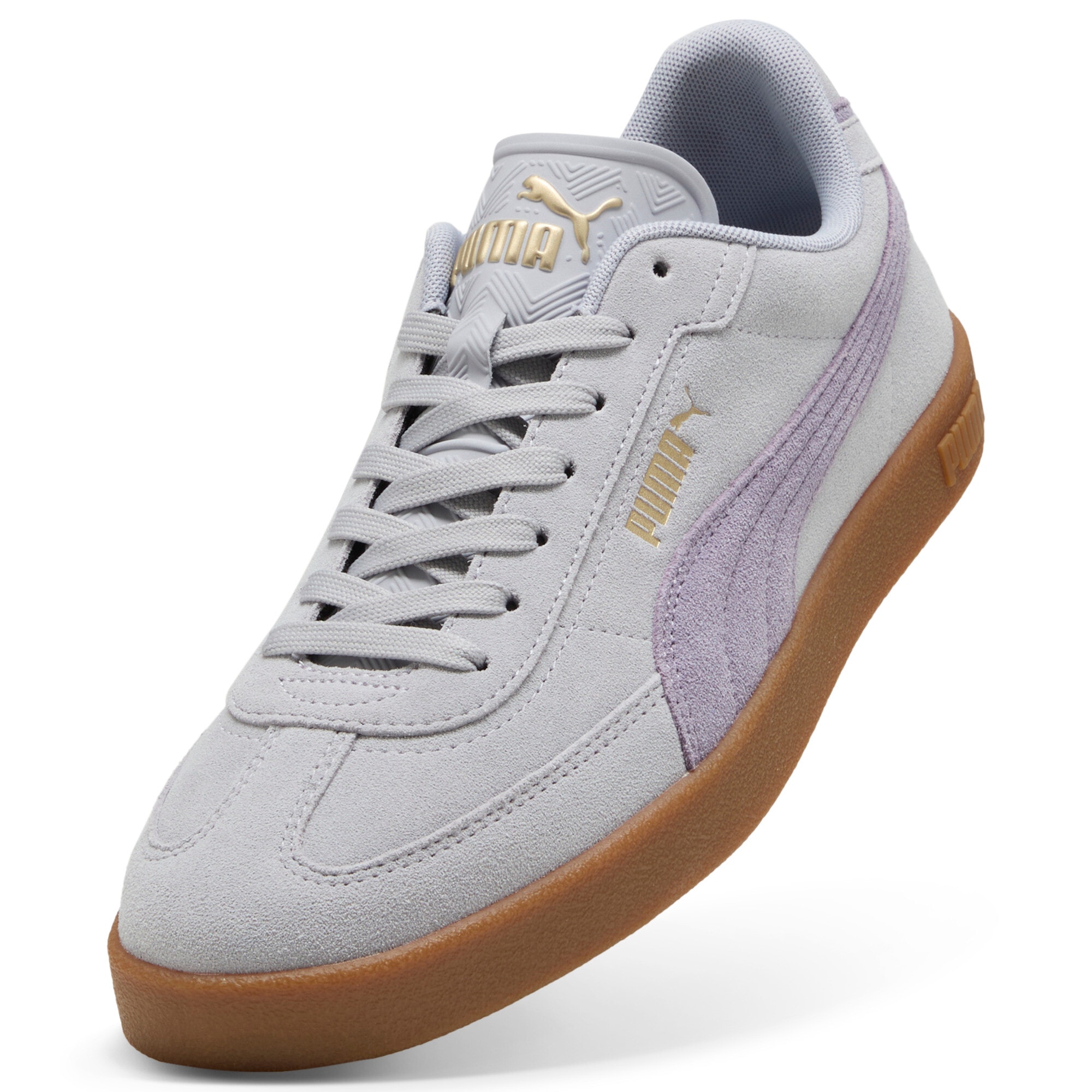 Puma Club II Era Suede Sneaker Silver-Lilac 42 5