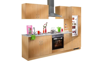 Küchenzeile »Kiel«, mit E-Geräten, Breite 270 cm