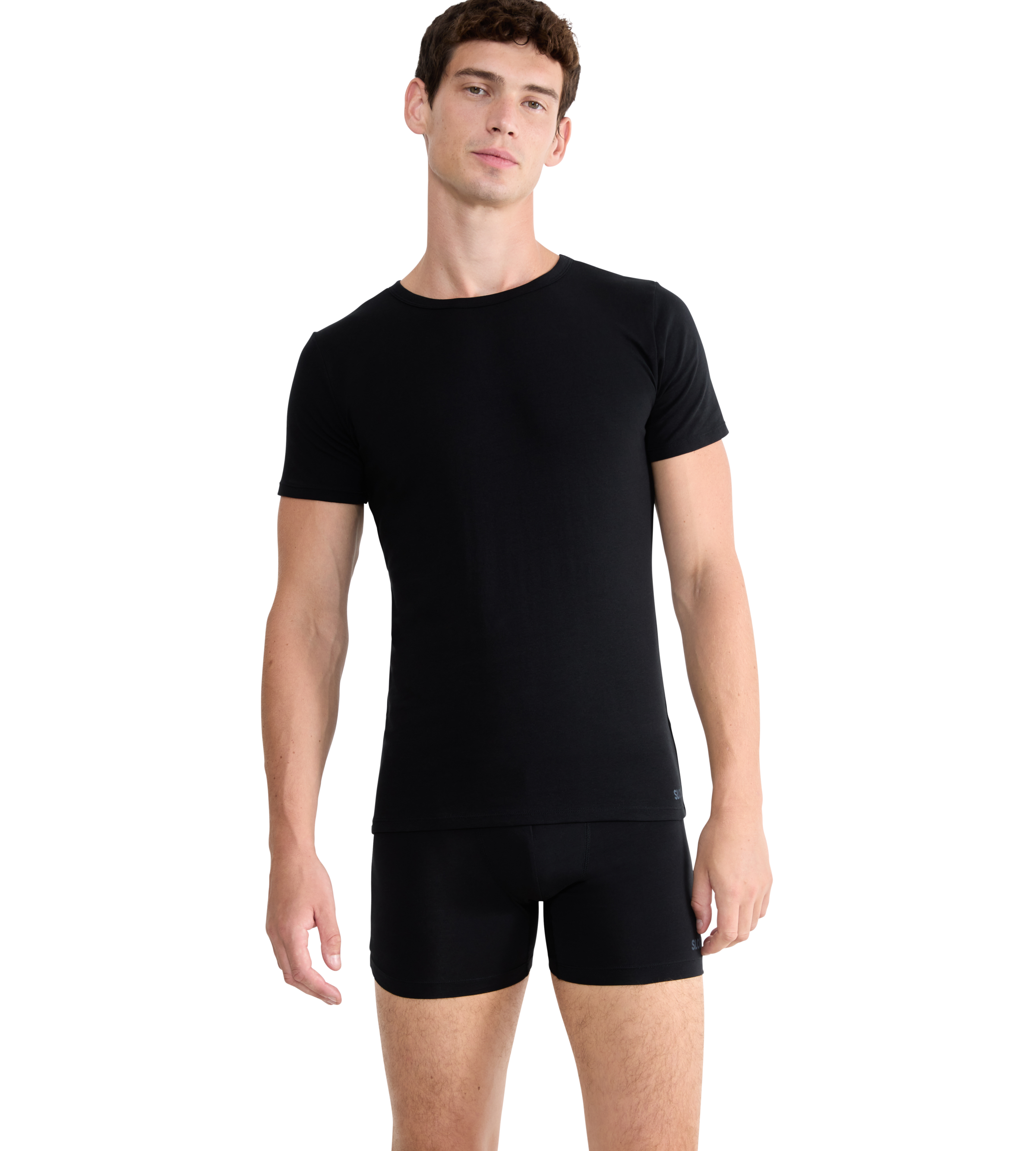 sloggi Unterhemd "Men GO ABC 2.0" 2er Pack, mit Rundhals-Ausschnitt, Slim F günstig online kaufen