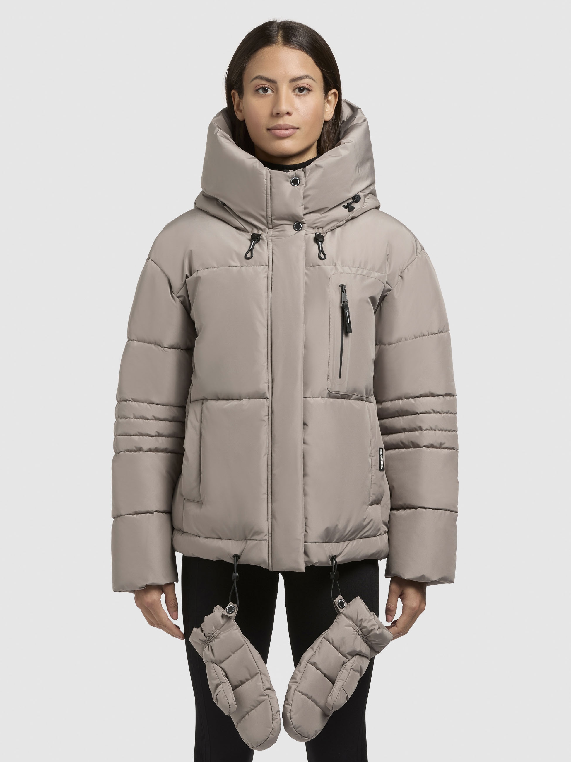 khujo Steppjacke »PEEKE«, mit Kapuze