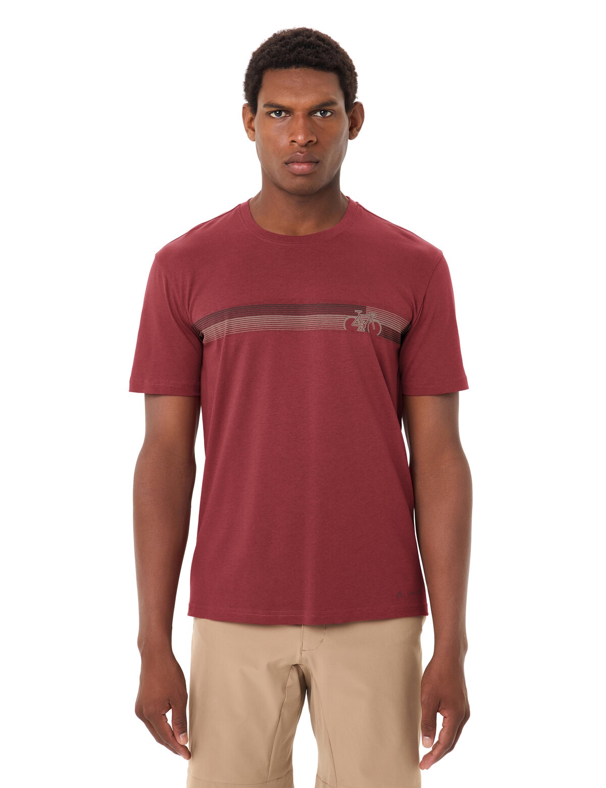 VAUDE "MENS CYCLIST T-SHIRT V" sportliche Passform, kurze Ärmel, für vielseitige Aktivitäten