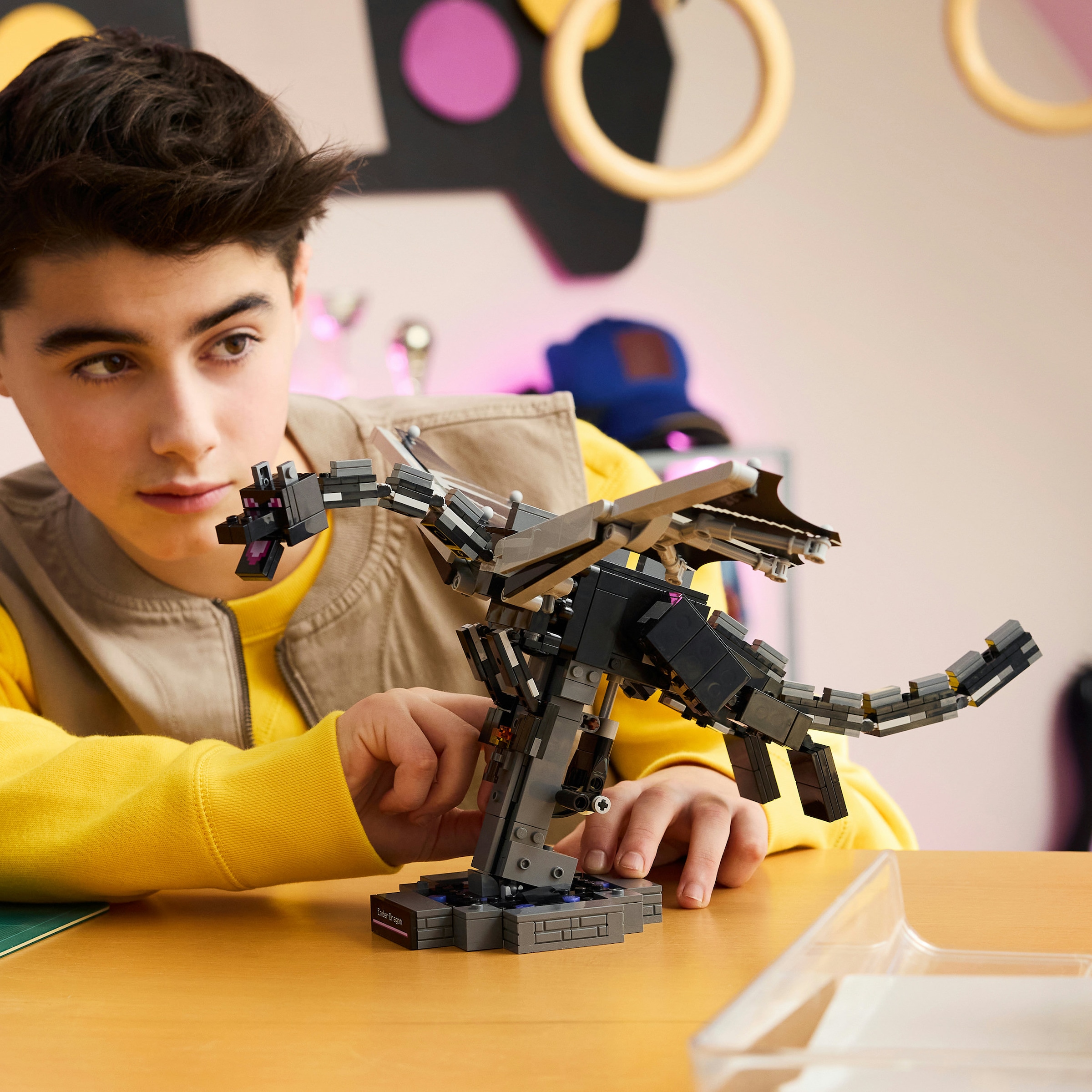 LEGO® Konstruktionsspielsteine »Der Enderdrache (21595), LEGO Minecraft« Made in Europe
