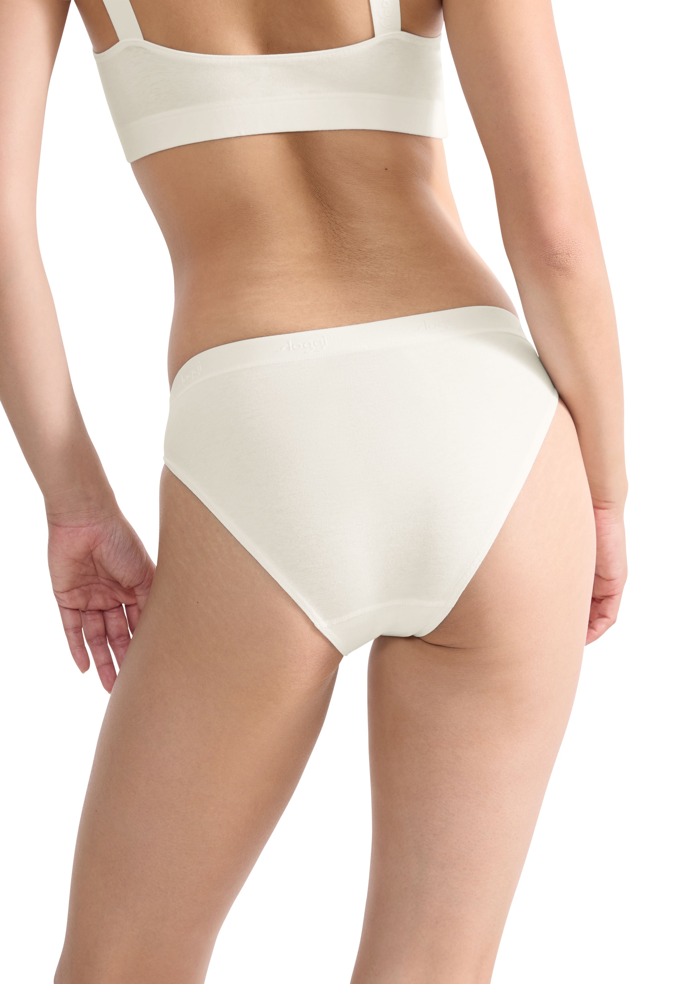 sloggi Slip »GO Casual High leg 2P«, (2er Pack), weiche und atmungsaktive Baumwollqualität