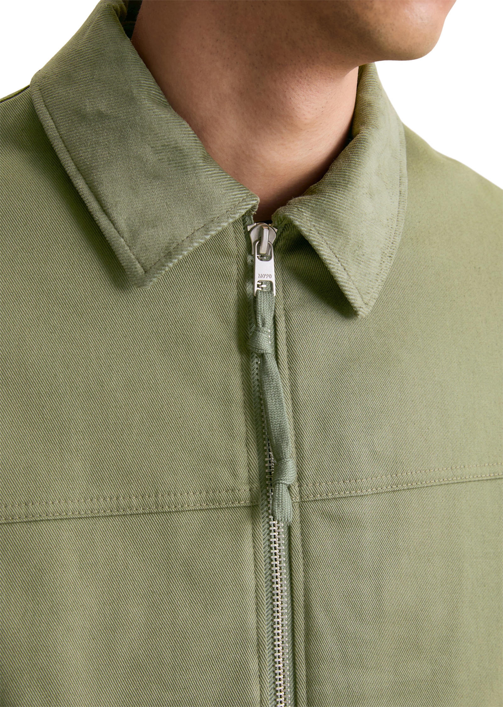 Marc O'Polo DENIM Outdoorjacke »mit Cord-Kragen«, ohne Kapuze