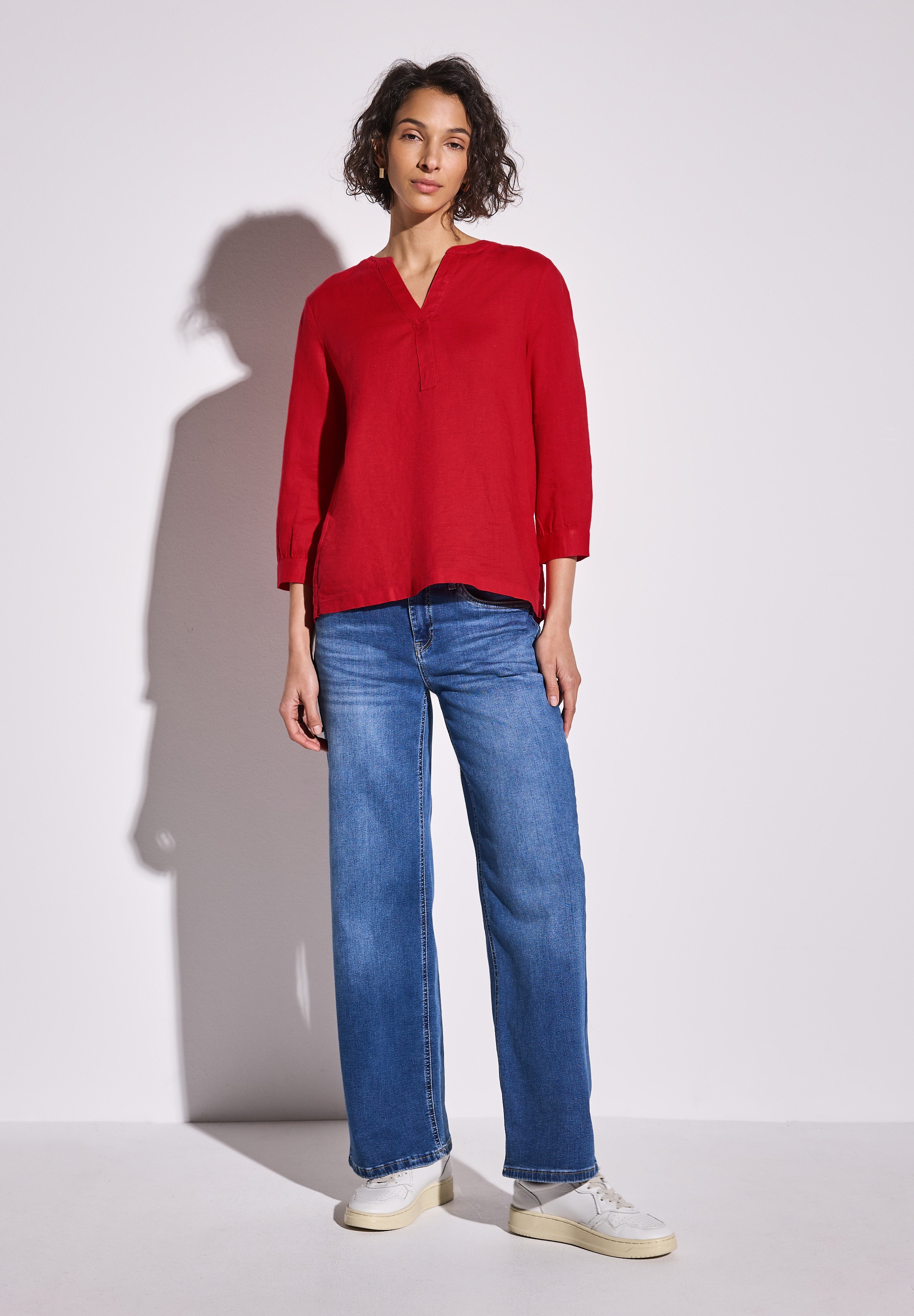 Thumbnail - STREET ONE Klassische Bluse mit 3/4 Ärmeln