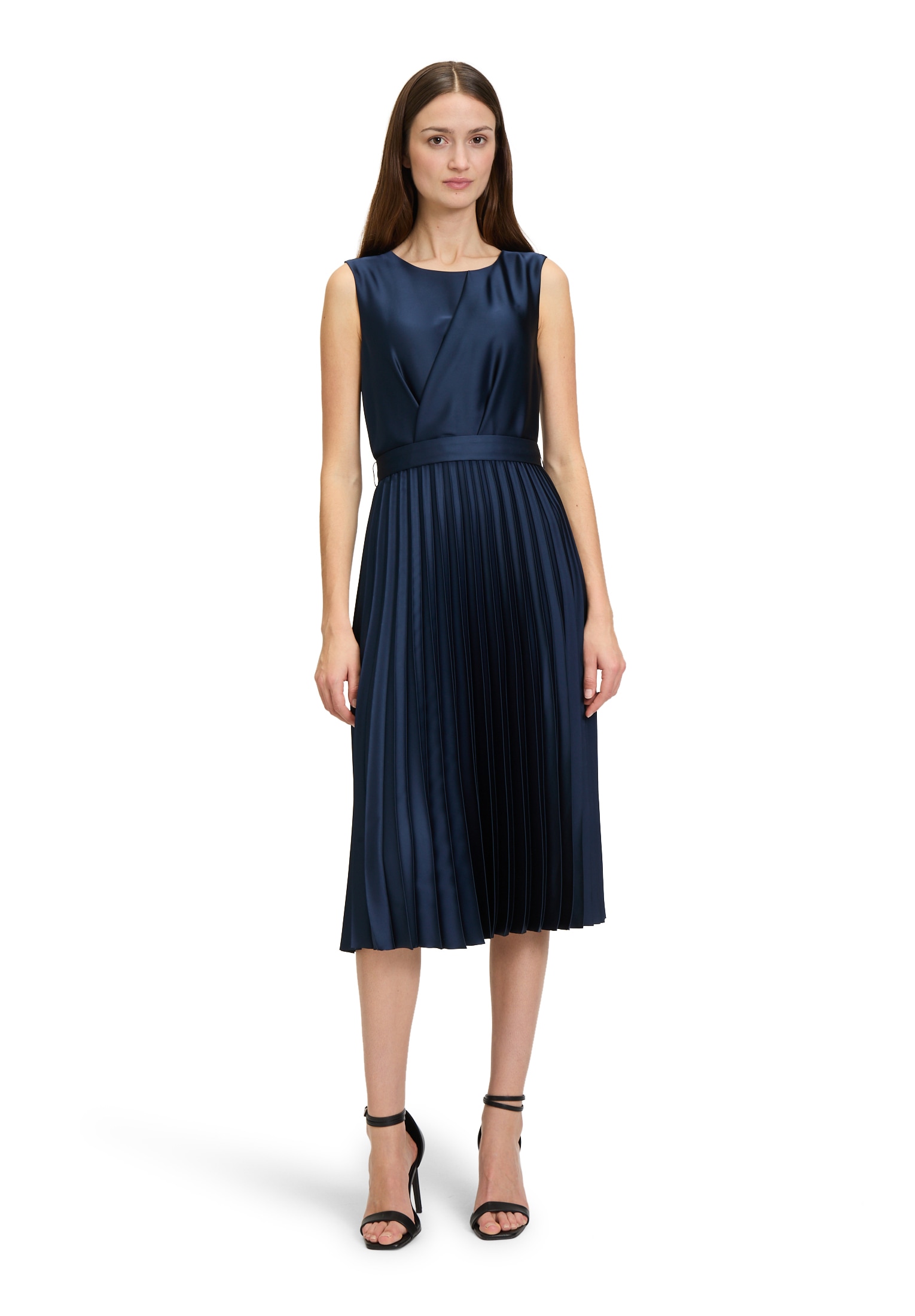 Betty&Co Chiffonkleid "Betty & Co Damen Chiffonkleid mit Plissee", Plissee günstig online kaufen