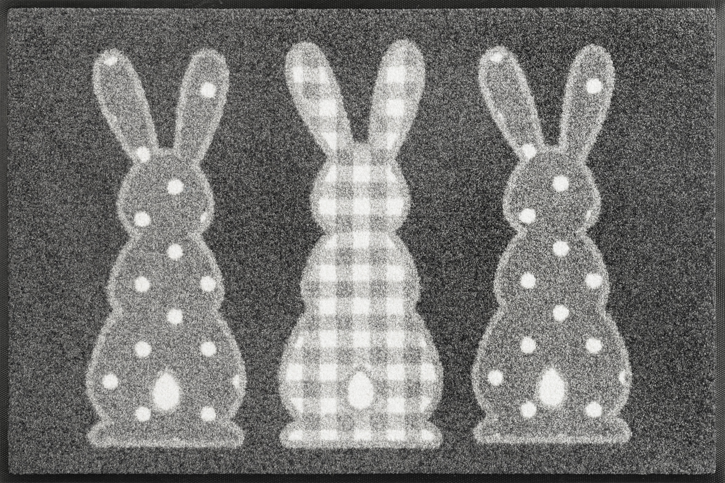 wash+dry by Kleen-Tex Fußmatte "Bunny Trio" rechteckig 7 mm Höhe