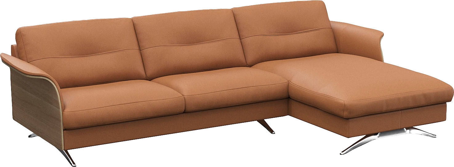 FLEXLUX Ecksofa »Glow bequem und komfortabel durch hochwertigen Sitzaufbau, L-Form«, Modernes skandinavisches Design