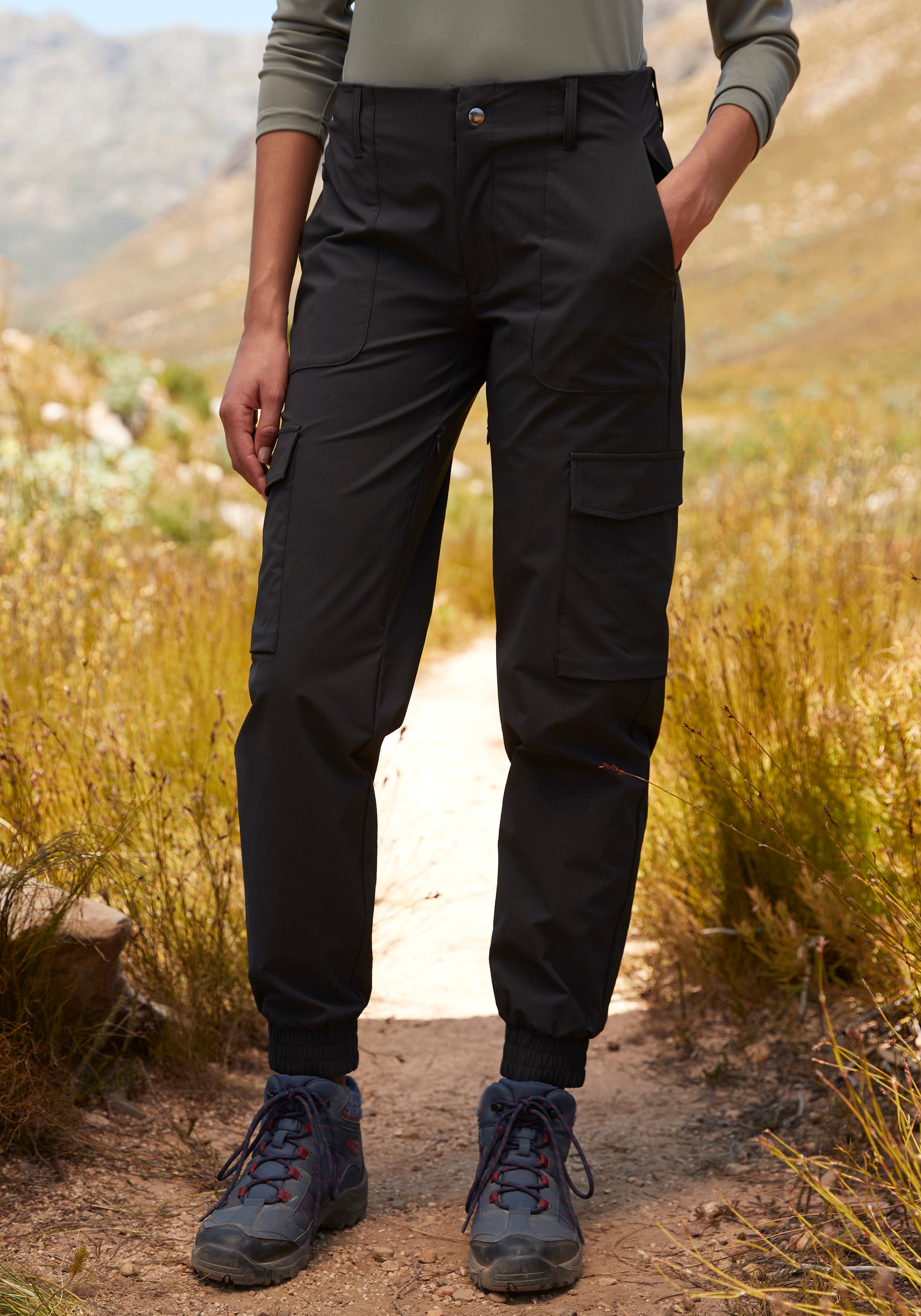 Vivance active Trekkinghose, sportlicher Cargo Jogger mit praktischen Taschen