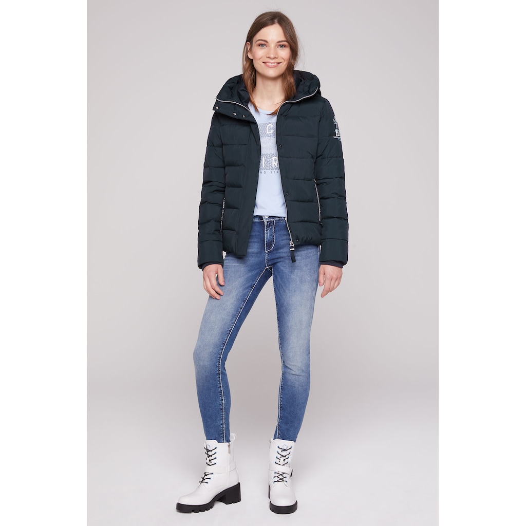 SOCCX Winterjacke, mit Kapuze