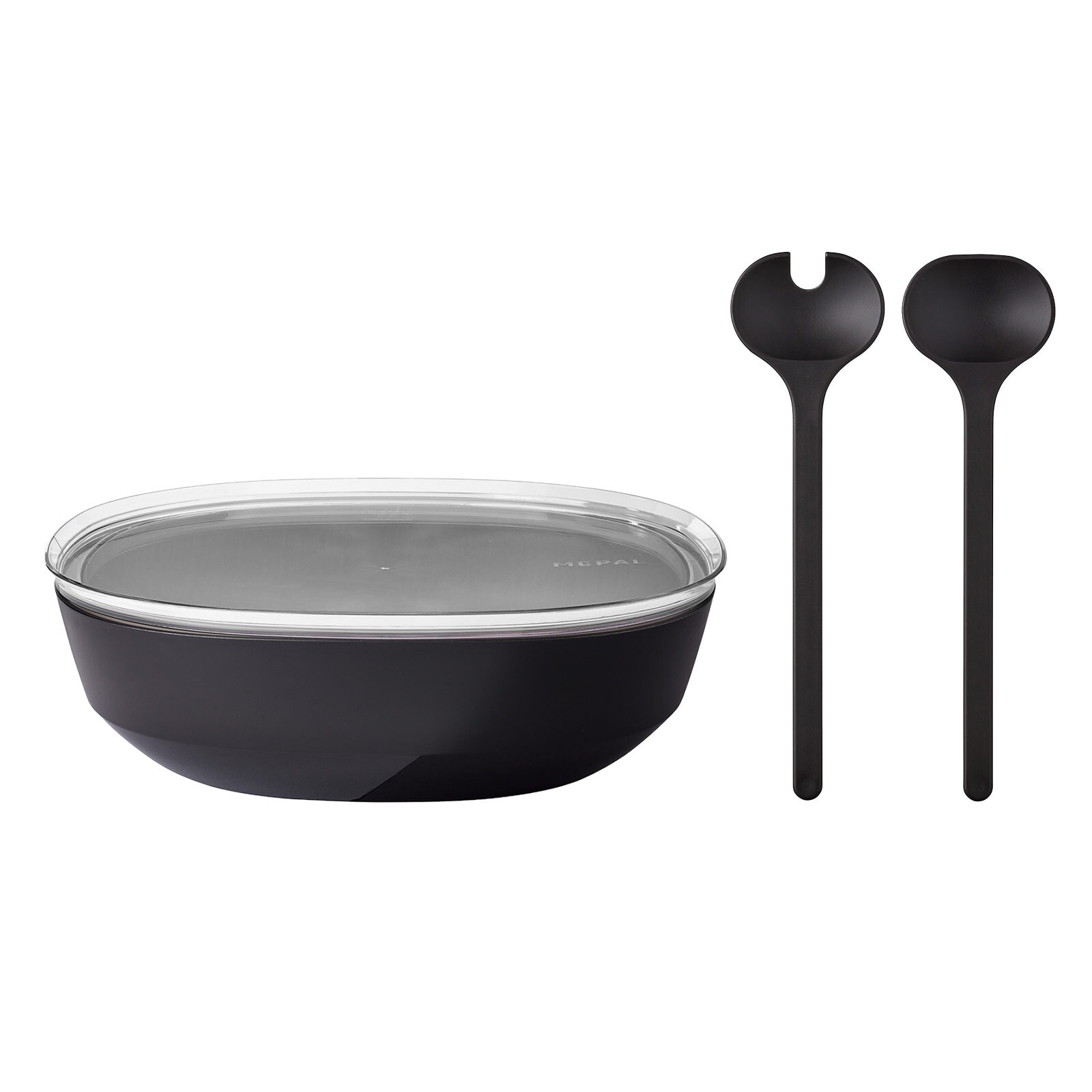 Mepal Schale "Servierschale mit Deckel & Salatbesteck Silueta 4000 ml" 2 tlg.