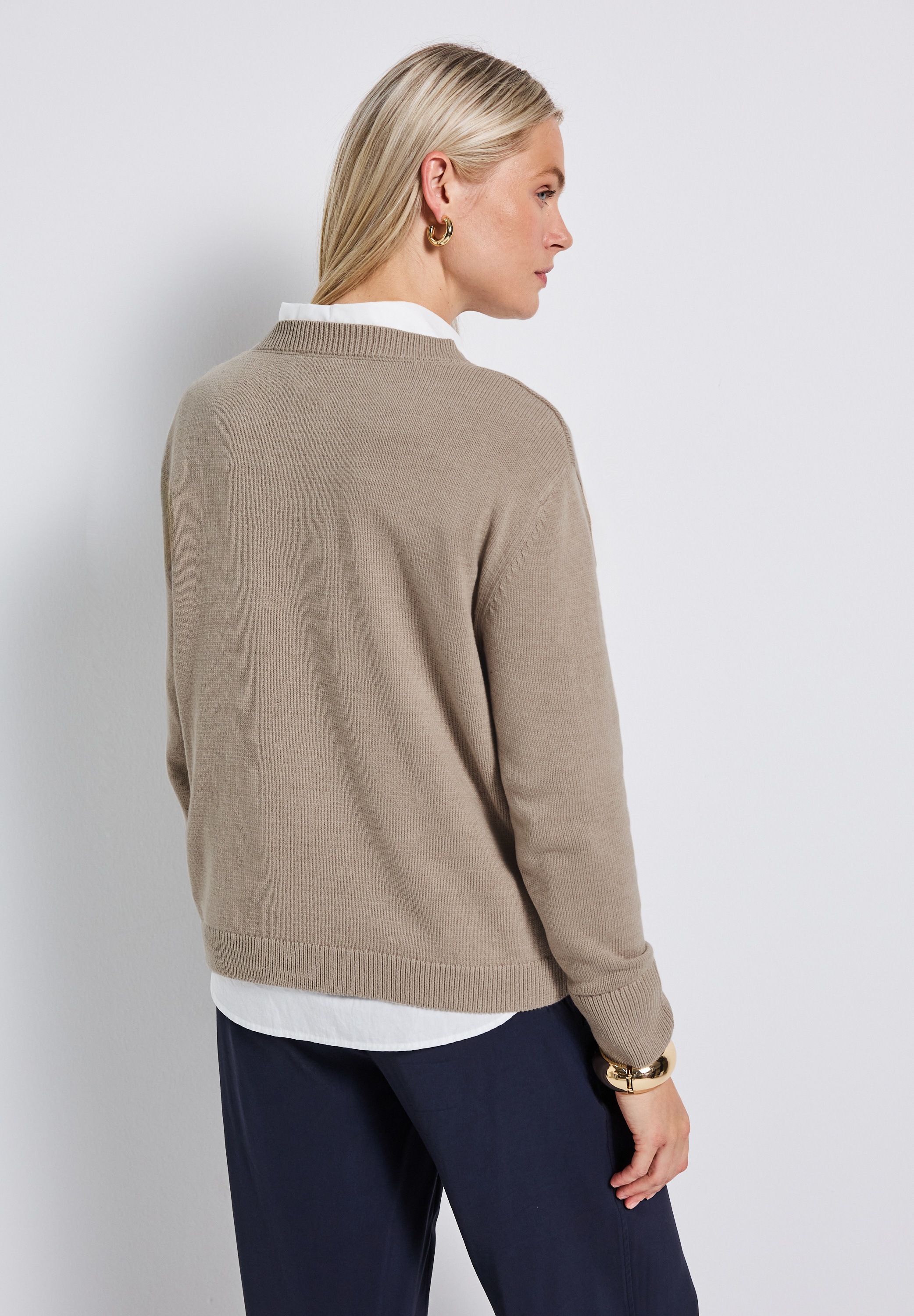 STREET ONE Strickpullover, im soften Baumwoll-Mix günstig online kaufen