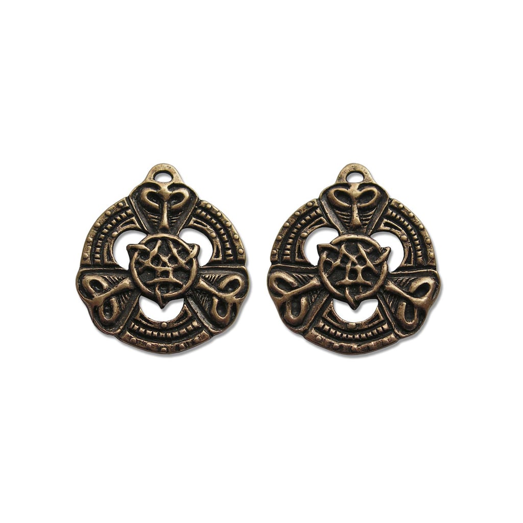 Adelia´s Amulett »Anhänger Alte Symbole Talisman« Keltisches Triskel Für Frieden Schutz und Lebensenergie