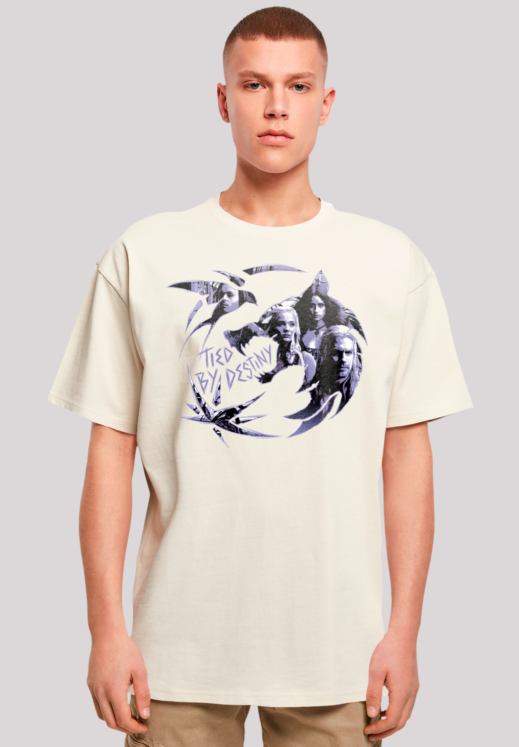 F4NT4STIC T-Shirt »The Witcher Wolf Logo«, Premium Qualität