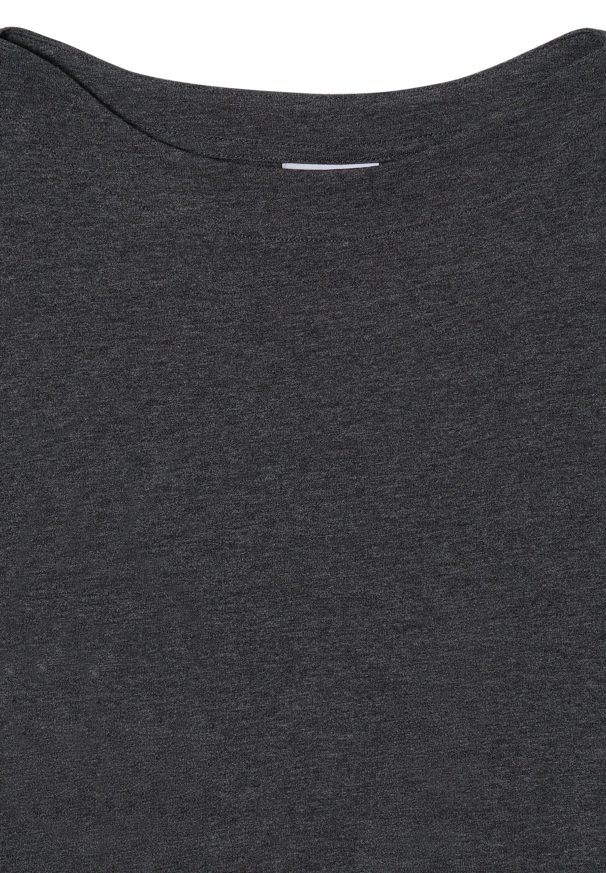 Cecil Langarmshirt im Melange Look