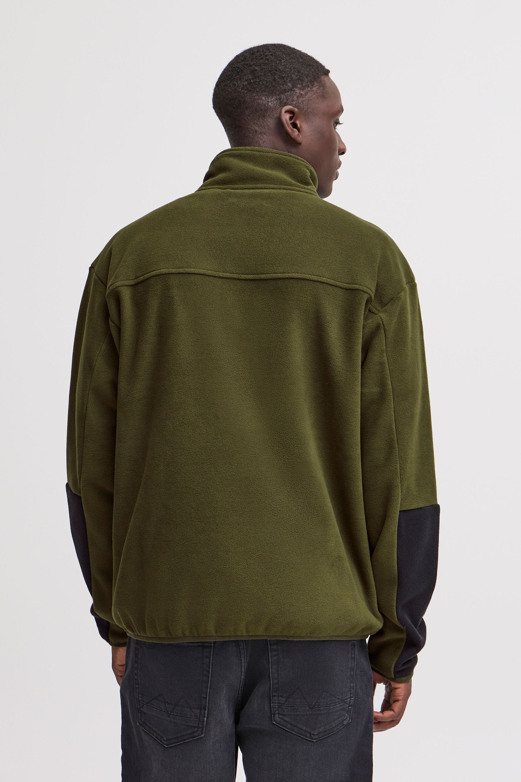 Blend Fellimitatjacke »Fellimitatjacke BHBROOKS Sweatshirt zipp thru«, ohne Kapuze