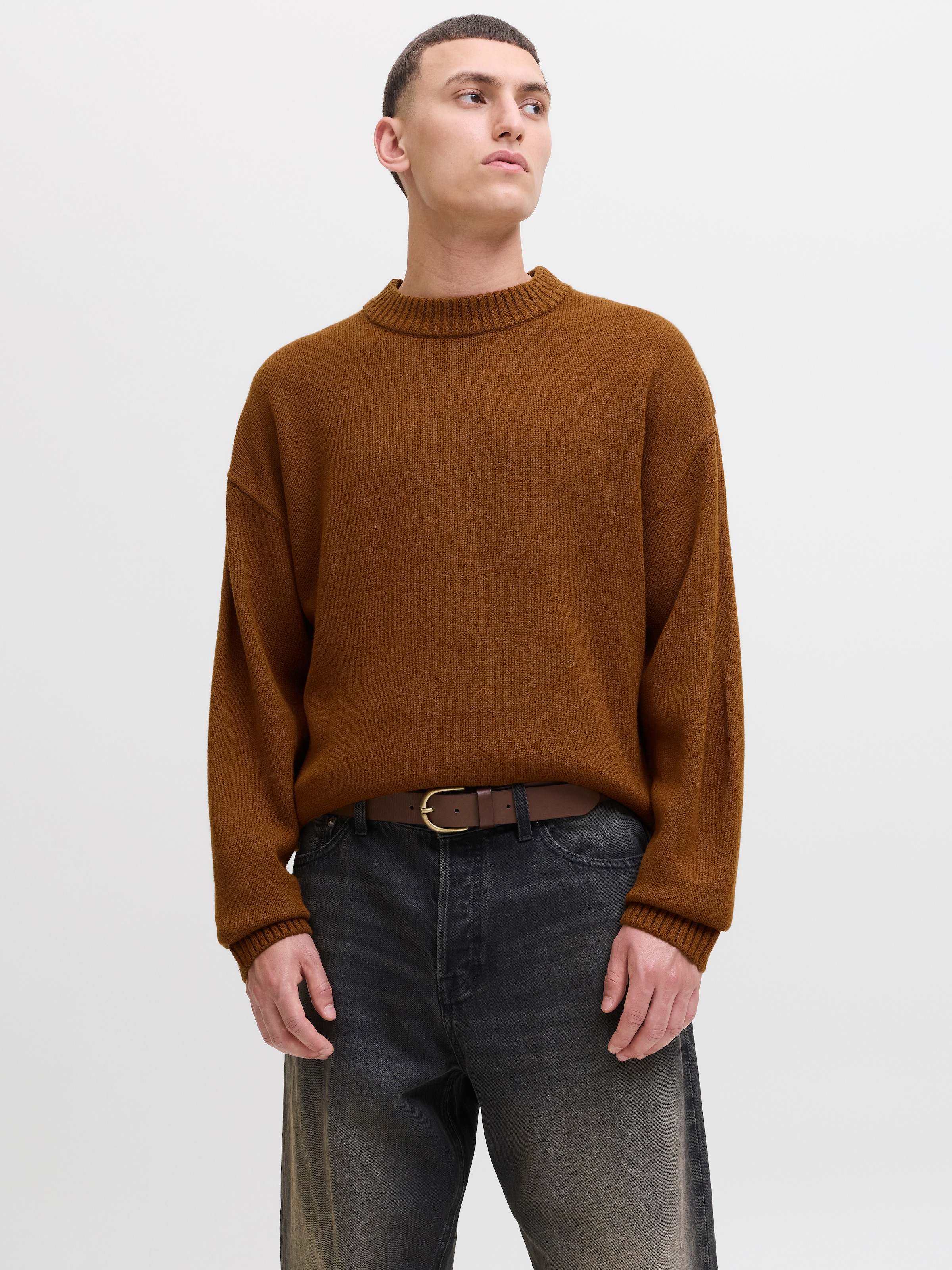 Jack & Jones Strickpullover "JJEURBAN JACK KNIT CREW NECK SN" günstig online kaufen