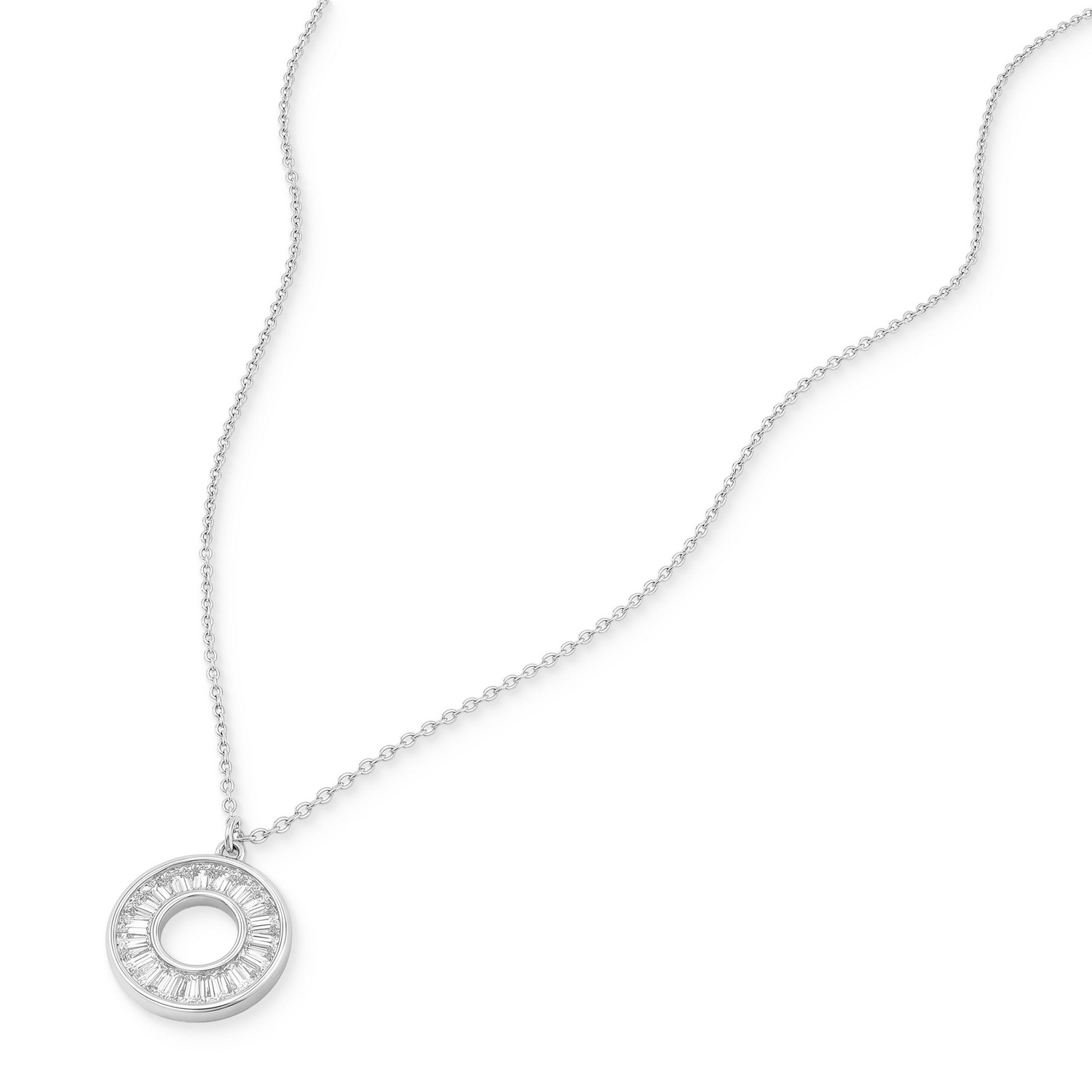TOM TAILOR Kette mit Anhänger »Kreis« mit Zirkonia (synth.)
